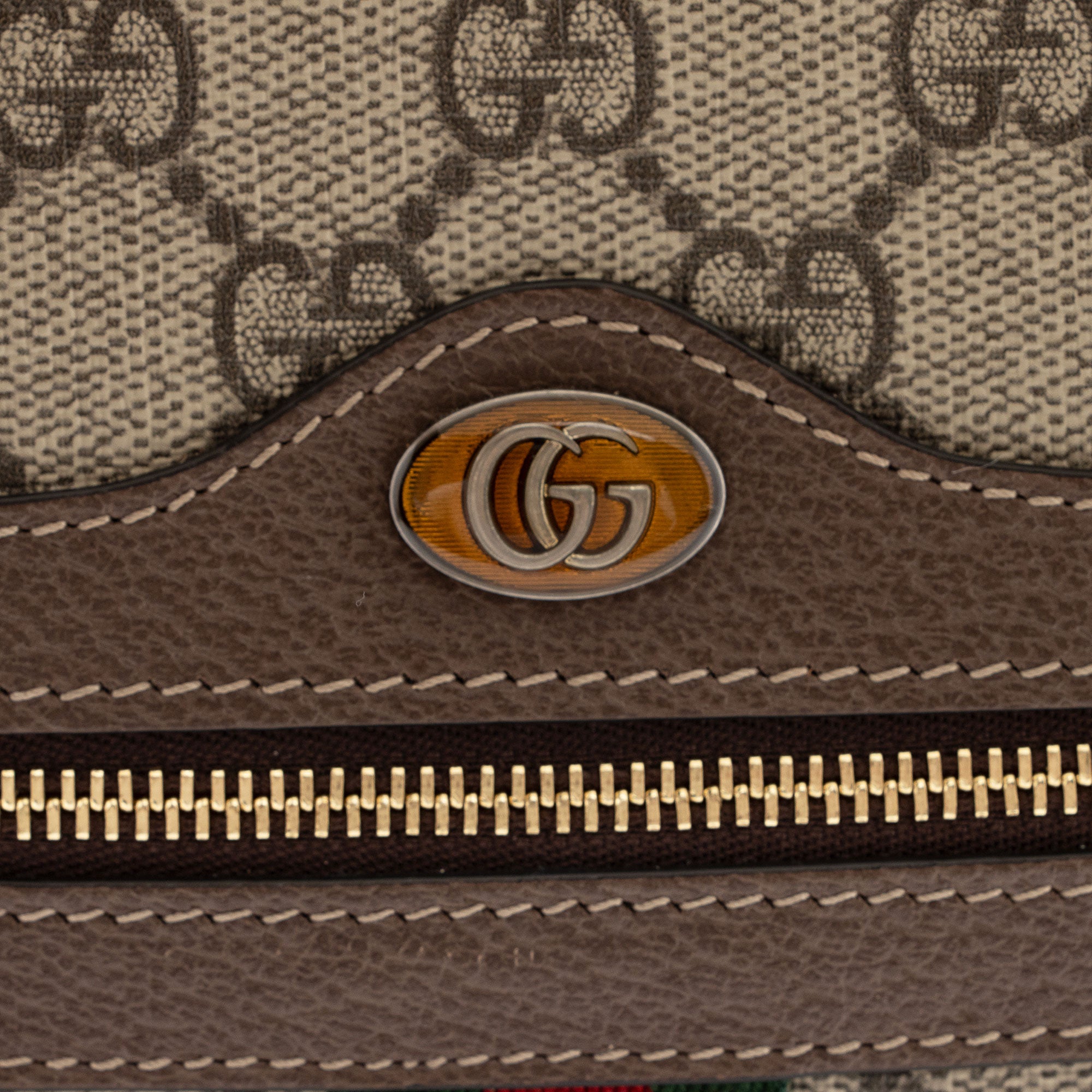 Gucci GG Supreme Ophidia Zip Pouch (SHF-KmZkGJ)