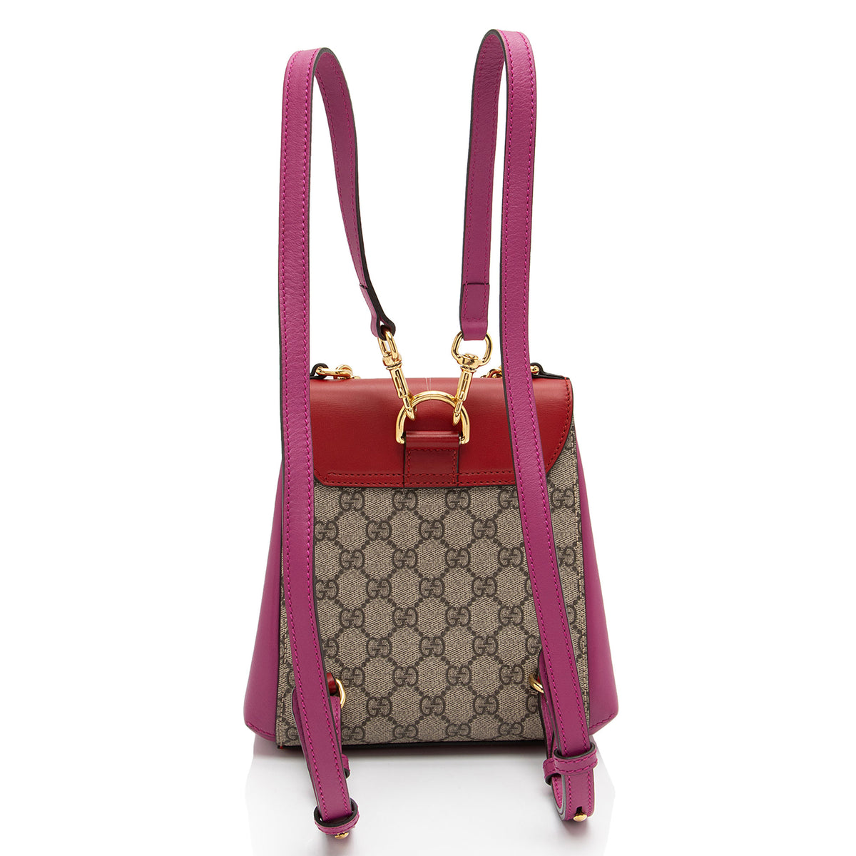 Gucci GG Supreme Padlock Backpack (SHF-RewJ7r) display picture 1