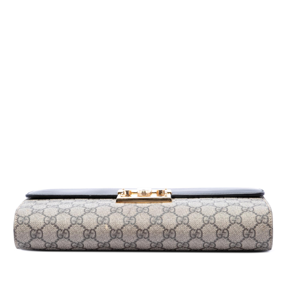 Gucci GG Supreme Padlock Clutch