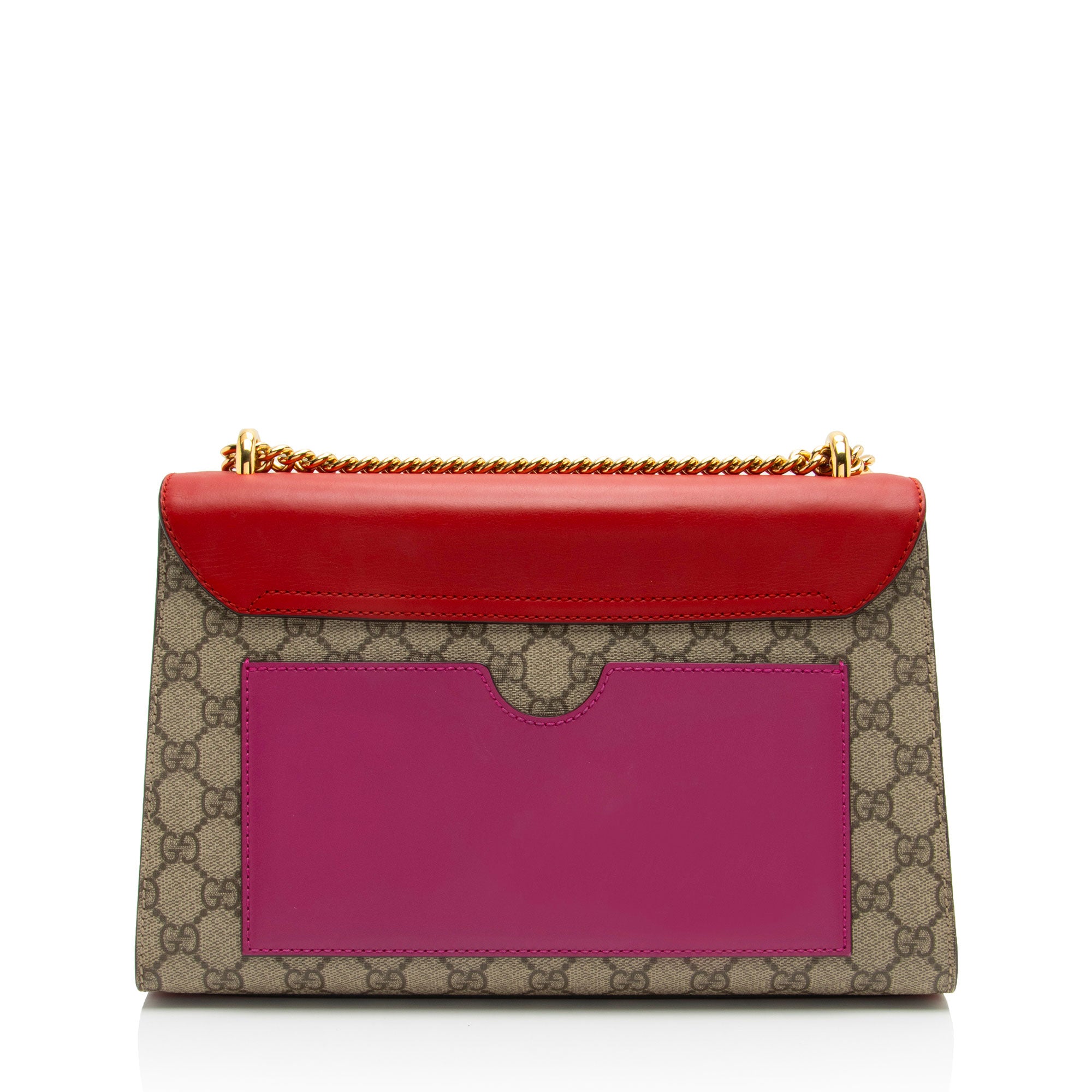 Gucci GG Supreme Padlock Medium Shoulder Bag