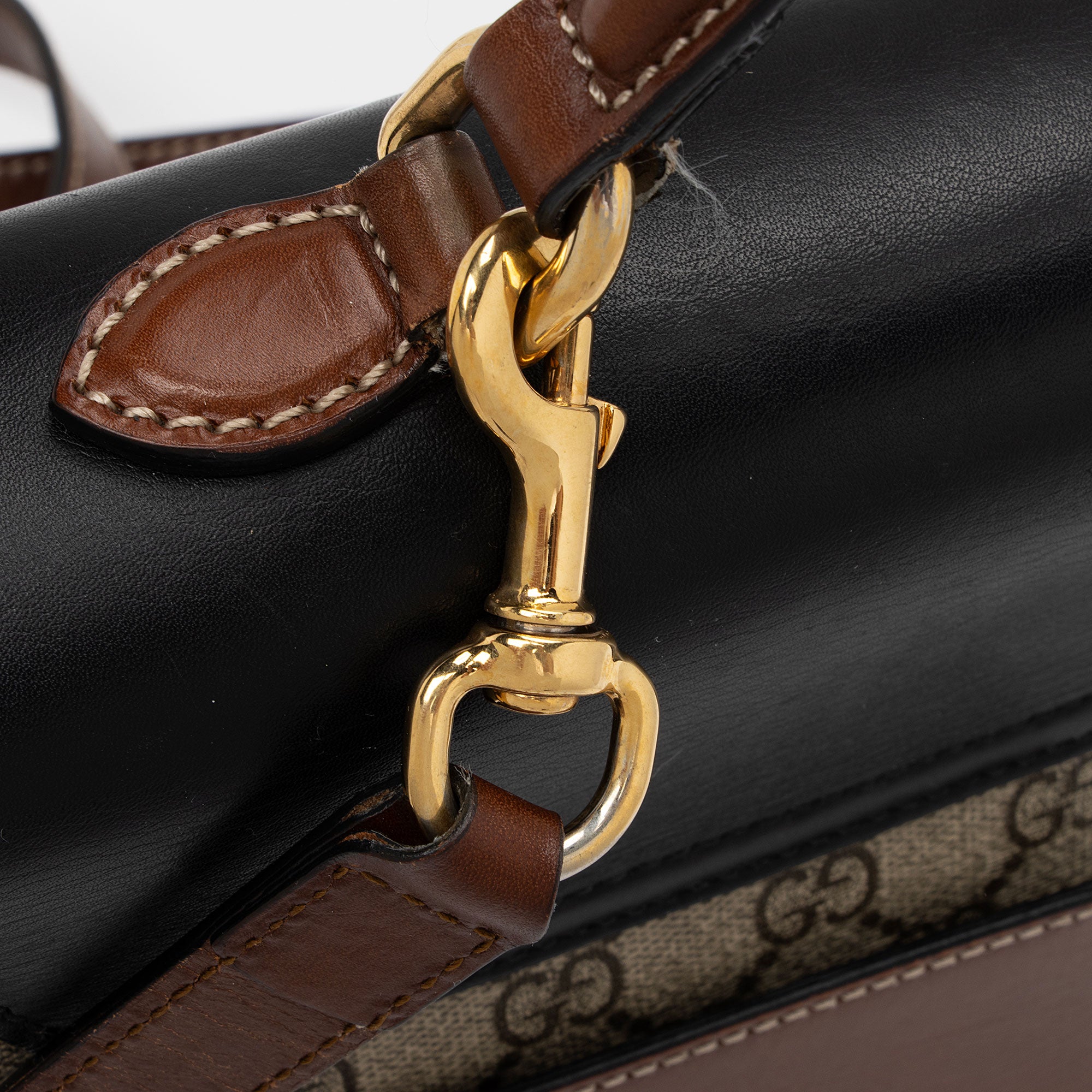 Top Handle Bag Gg Supreme Padlock Bag Gucci GG Supreme Padlock