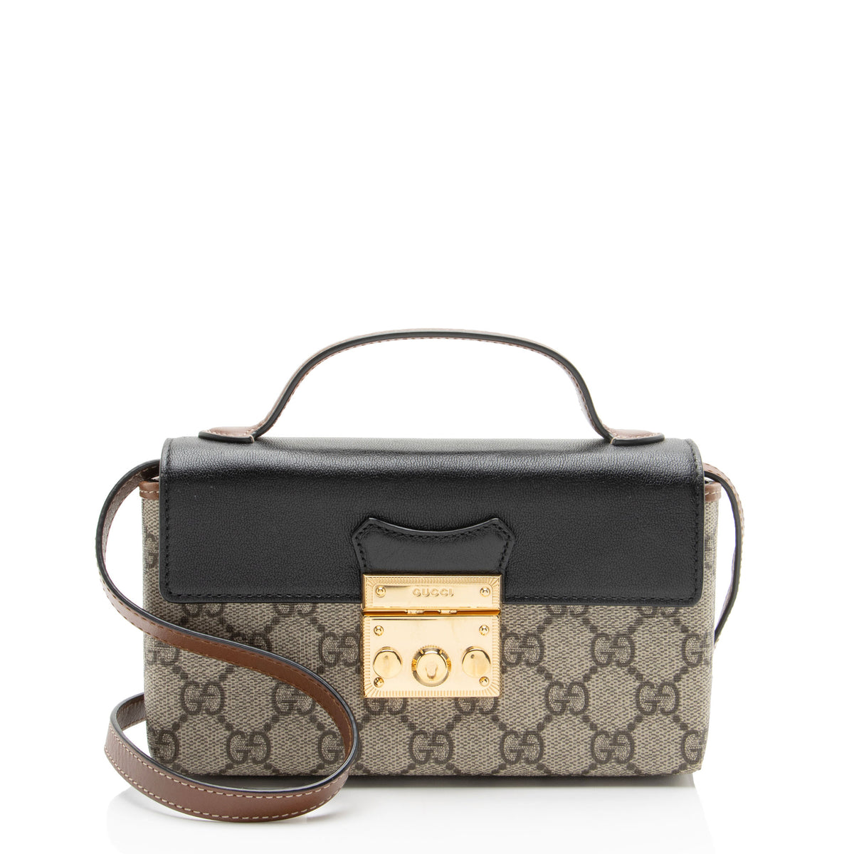 Gucci GG Supreme Padlock Mini Top Handle