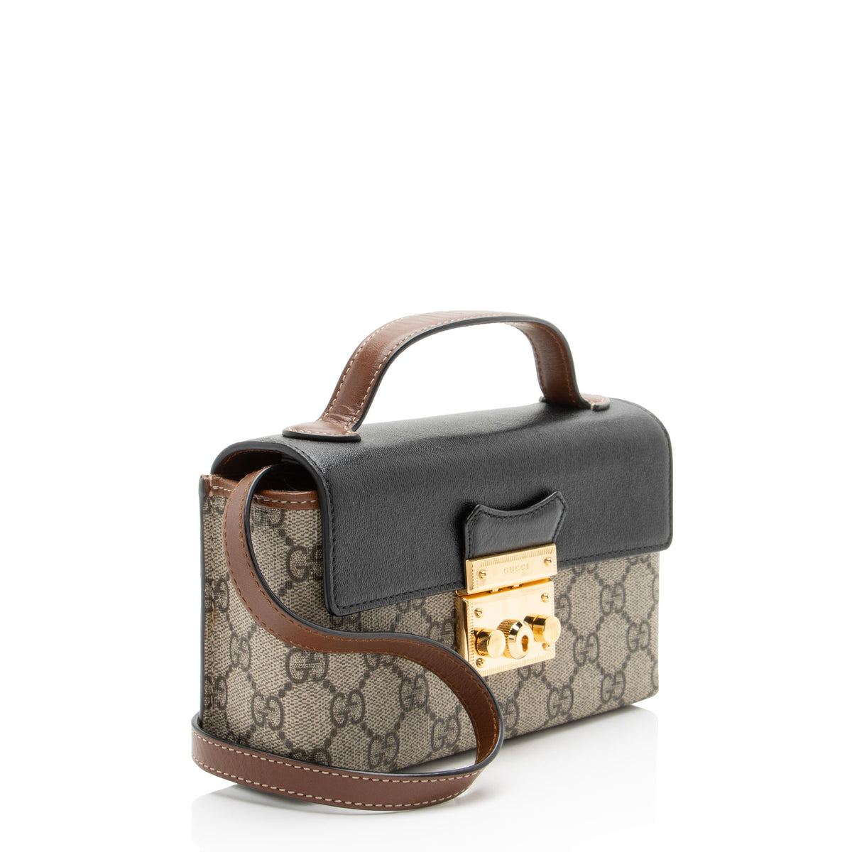 Gucci GG Supreme Padlock Mini Top Handle