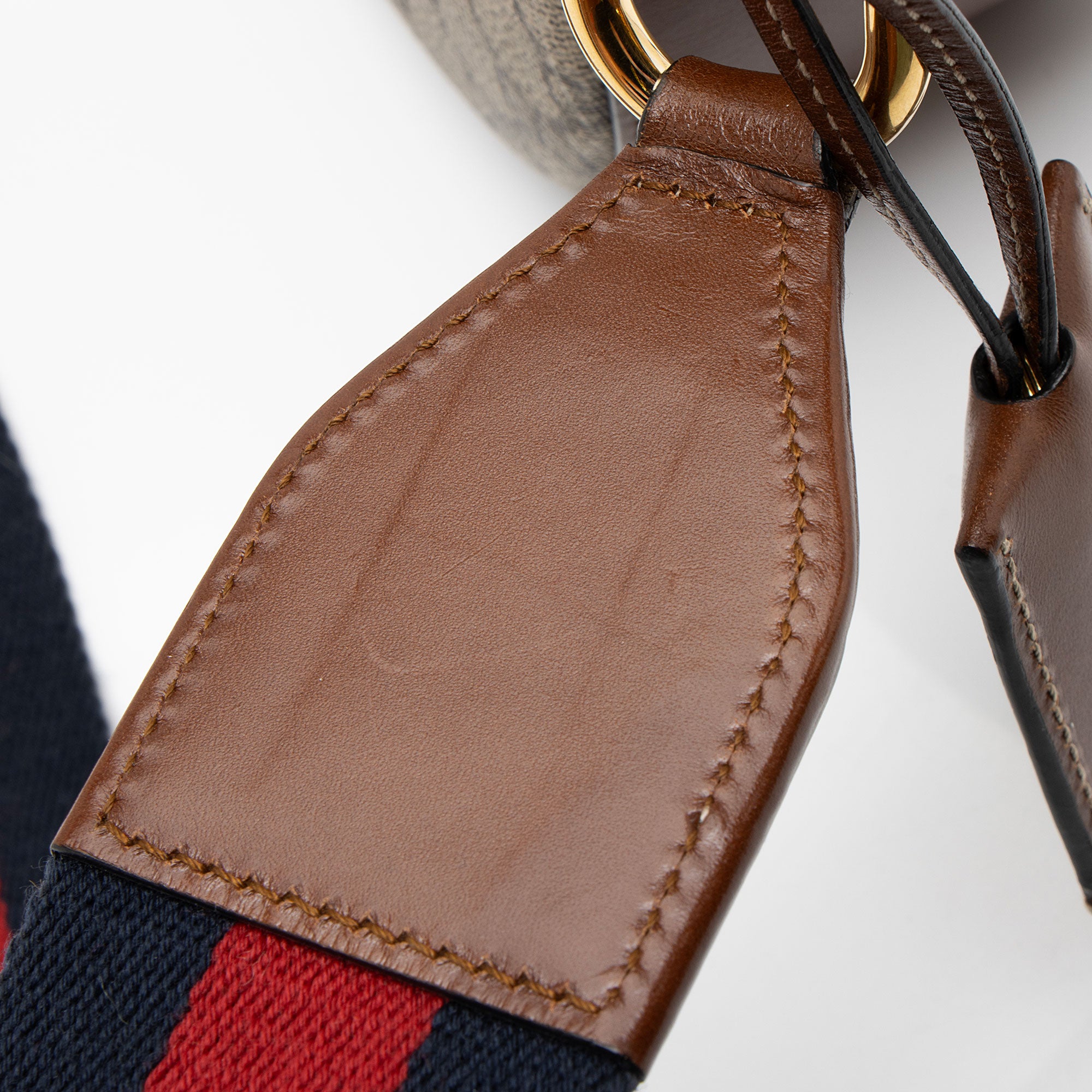 Gucci GG Supreme Padlock Saddle Medium Shoulder Bag