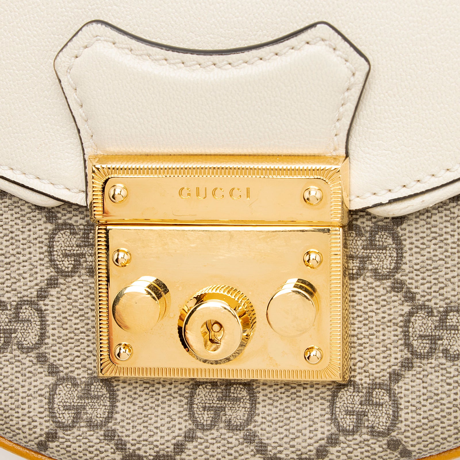 Gucci padlock saddle bag online