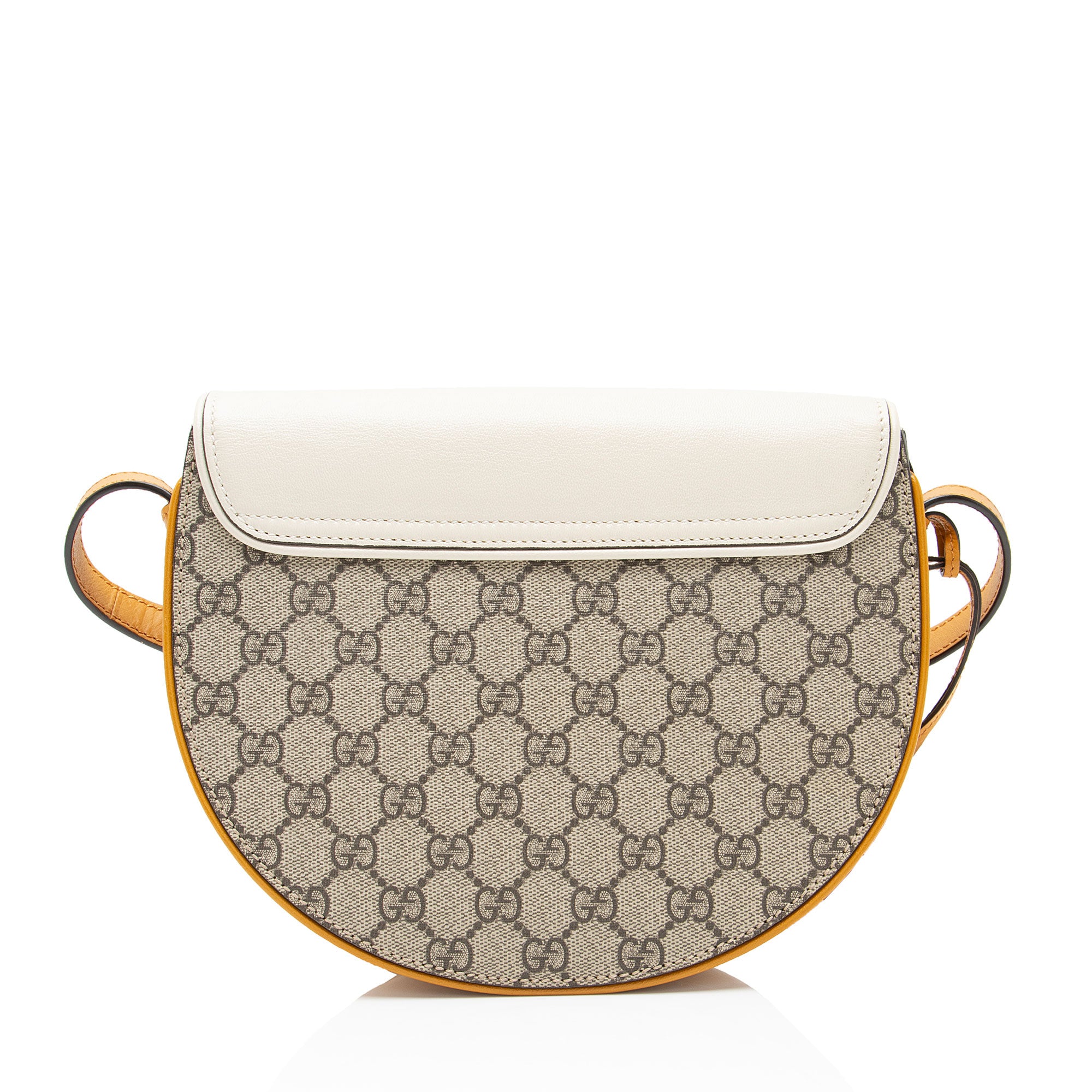 Gucci GG Supreme Padlock Saddle Small Shoulder Bag