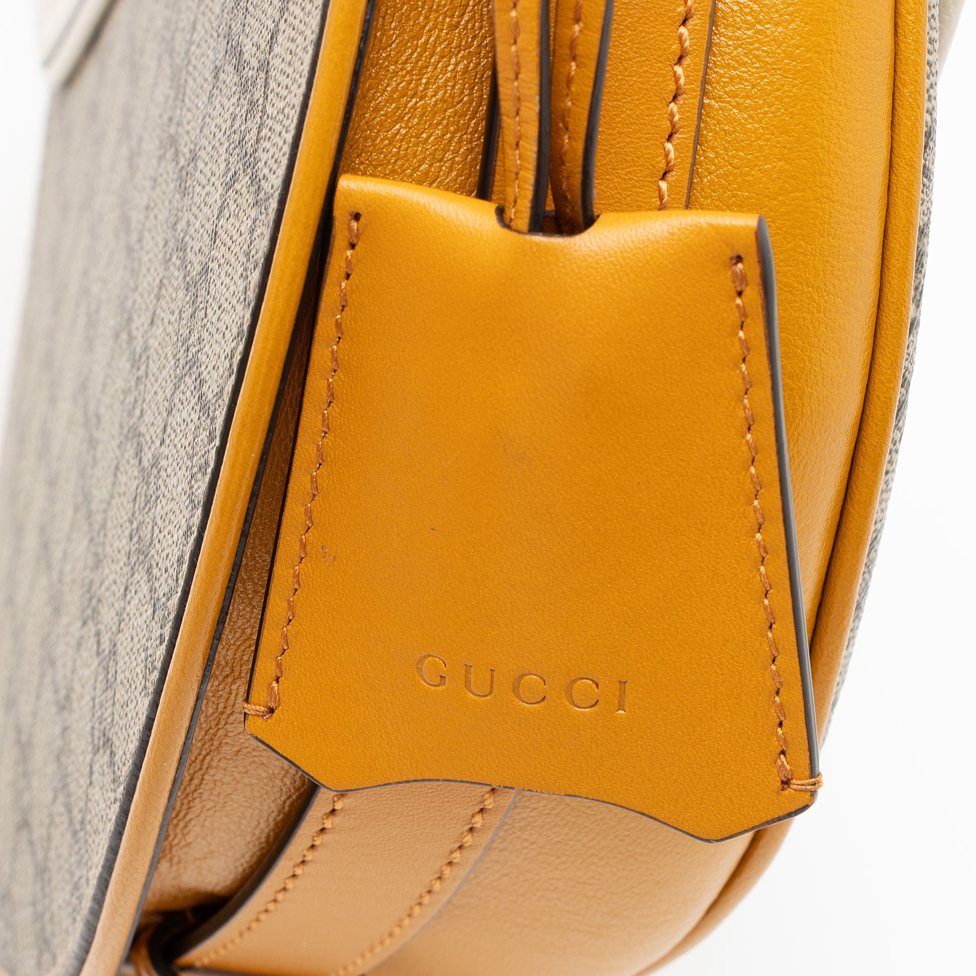 Gucci GG Supreme Padlock Saddle Small Shoulder Bag