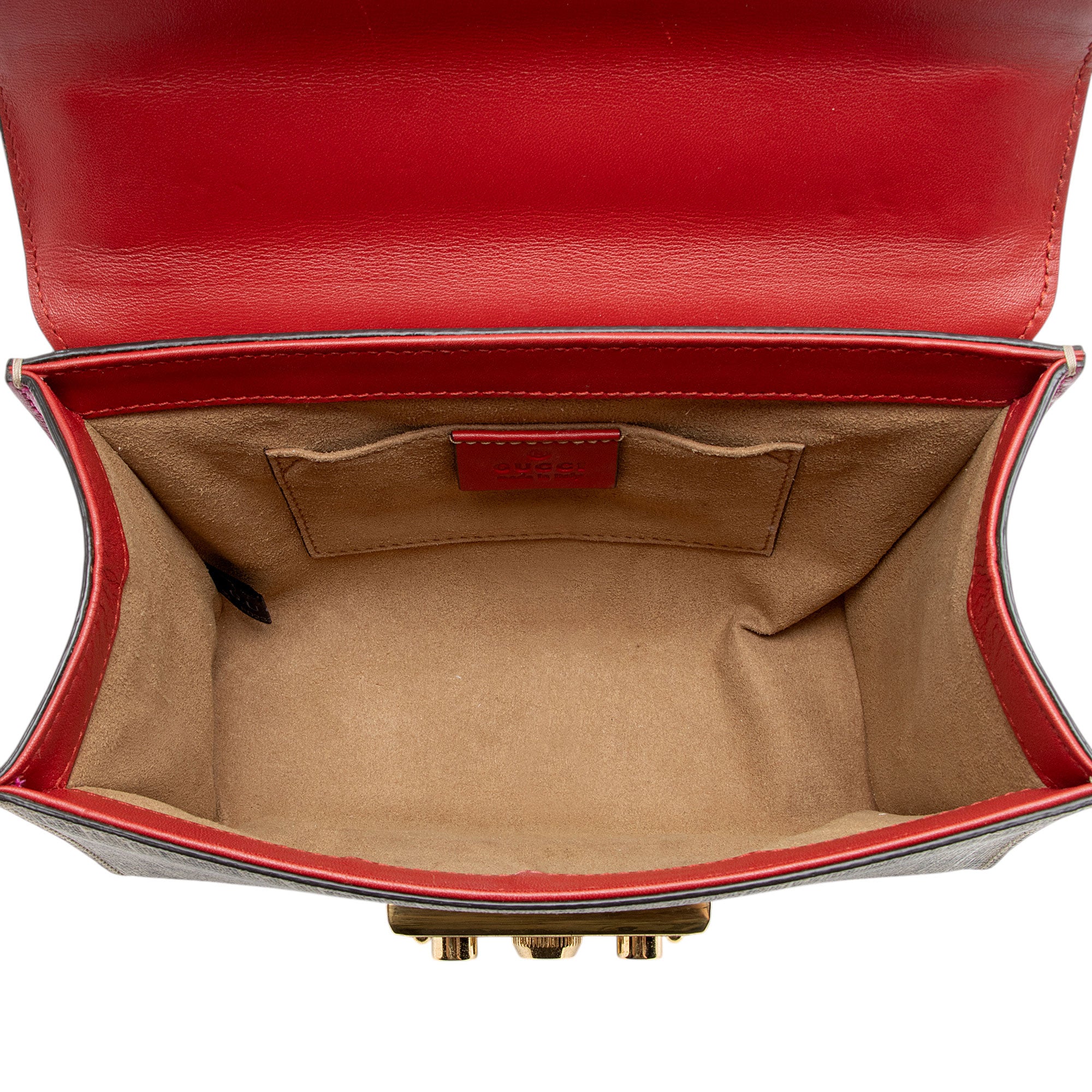 Gucci GG Supreme Padlock Small Shoulder Bag