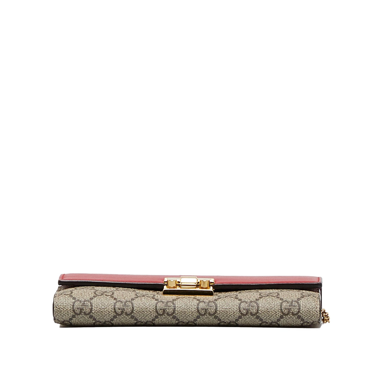 Gucci GG Supreme Padlock Wallet On Chain SHG gPQdaz LuxeDH
