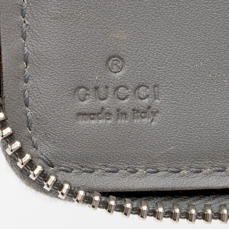 Gucci GG Supreme Zip Around Wallet (SHF-5KQFS4)
