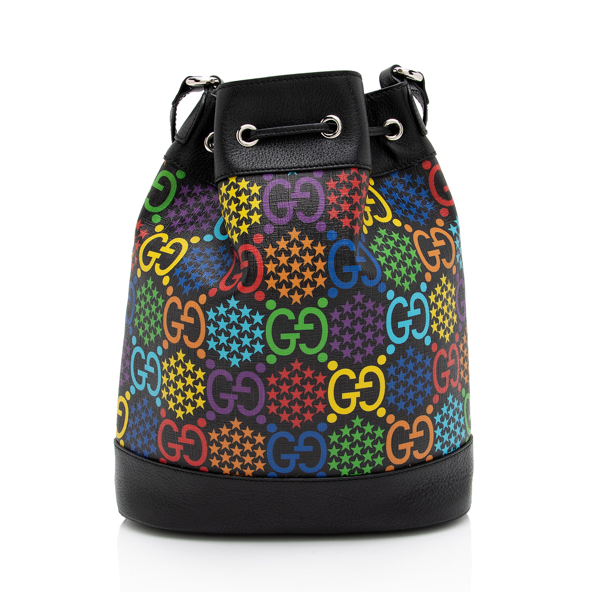 Gucci GG Supreme Psychedelic Bucket Bag (SHF-FBIF8K)