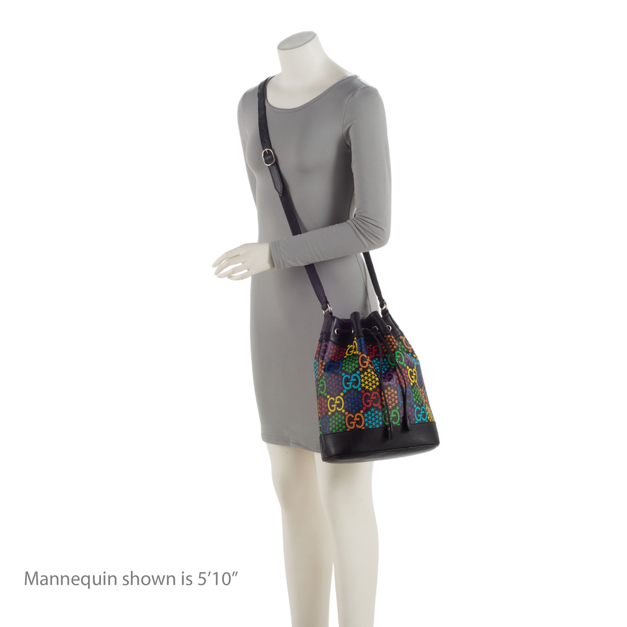 Gucci GG Supreme Psychedelic Bucket Bag (SHF-FBIF8K)