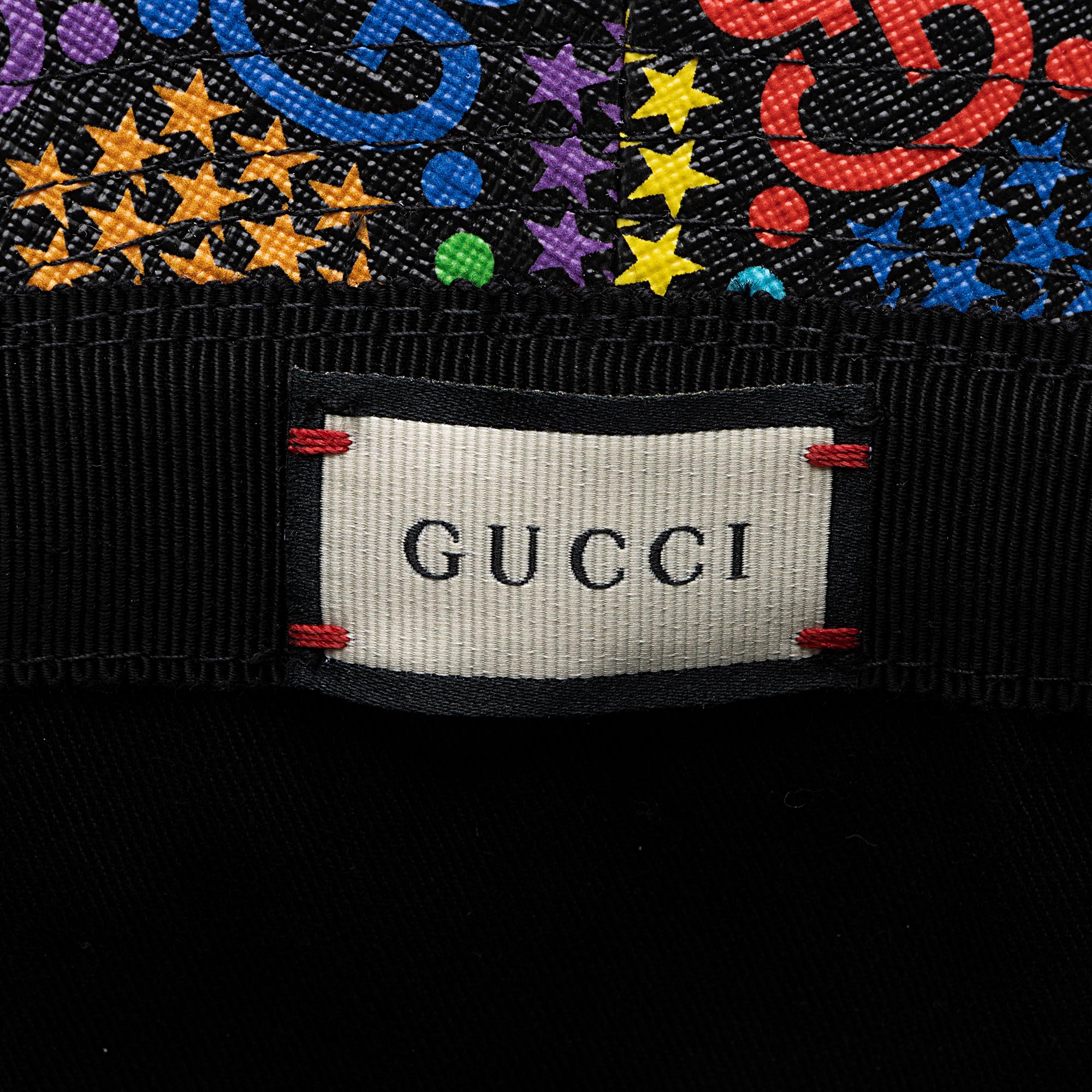 Gucci GG Supreme Psychedelic Fedora Hat - Size M (SHF-23709)