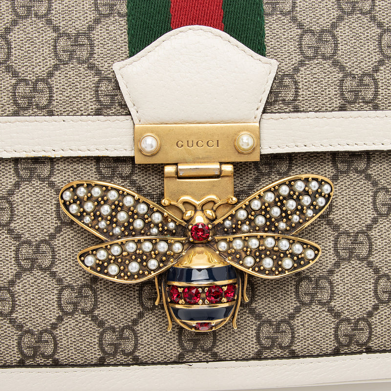 Gucci GG Supreme Queen Margaret Medium Shoulder Bag (SHF-ru59Pg)
