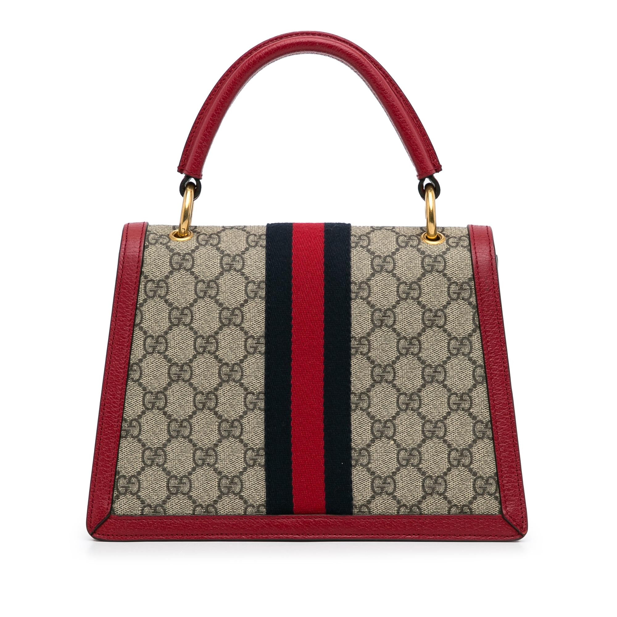 Gucci GG Supreme Queen Margaret Satchel (SHG-bPHpLo)