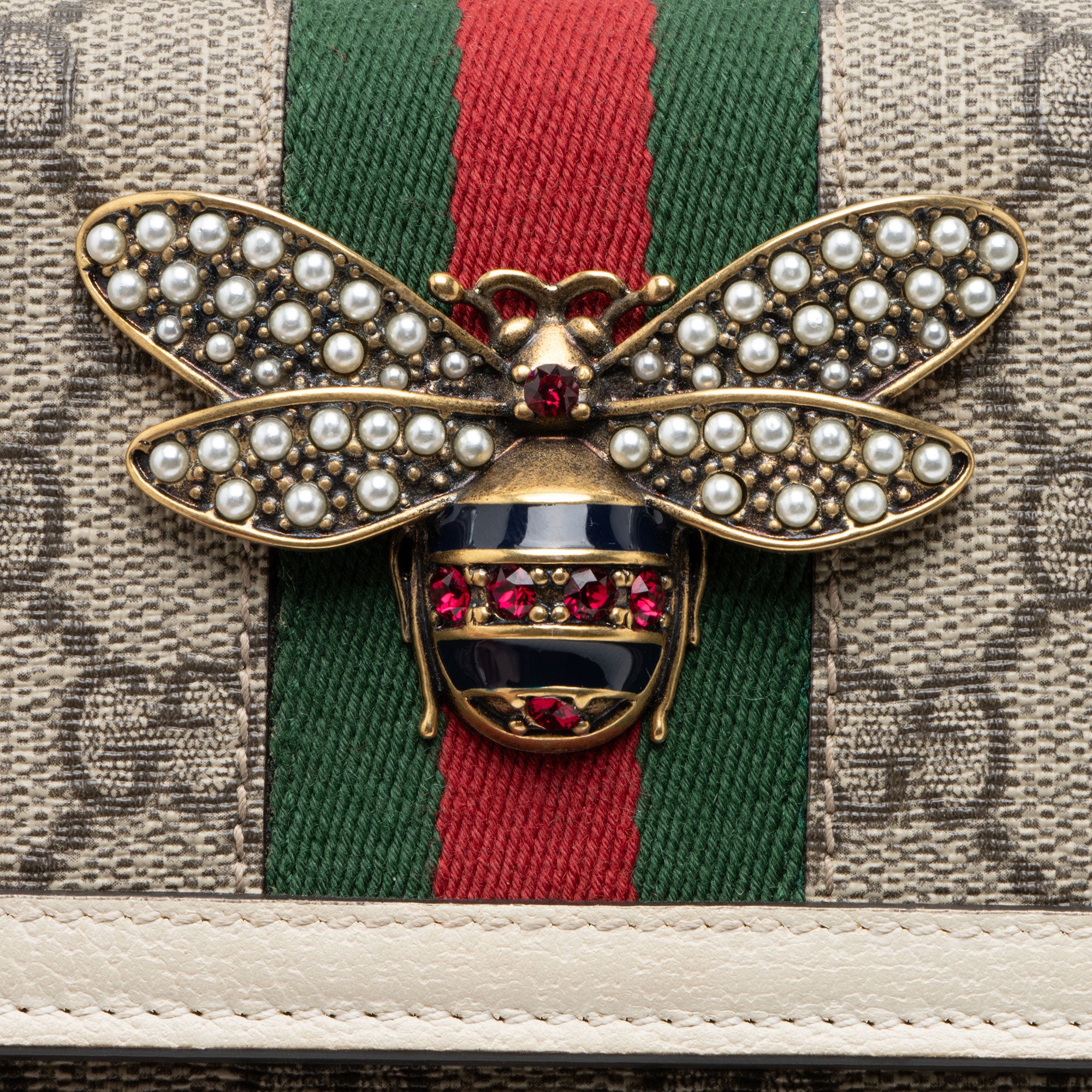 Gucci GG Supreme Queen Margaret Wallet on Chain