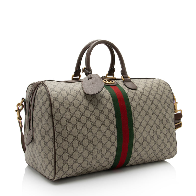 Gucci GG Supreme Savoy Medium Duffle Bag (SHF-9LeM4P)