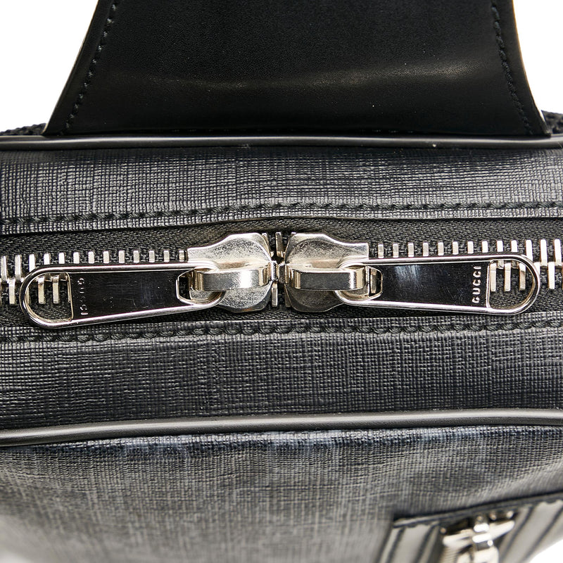 Gucci GG Supreme Soft Zip Web Sling Bag SHG 37610 LuxeDH