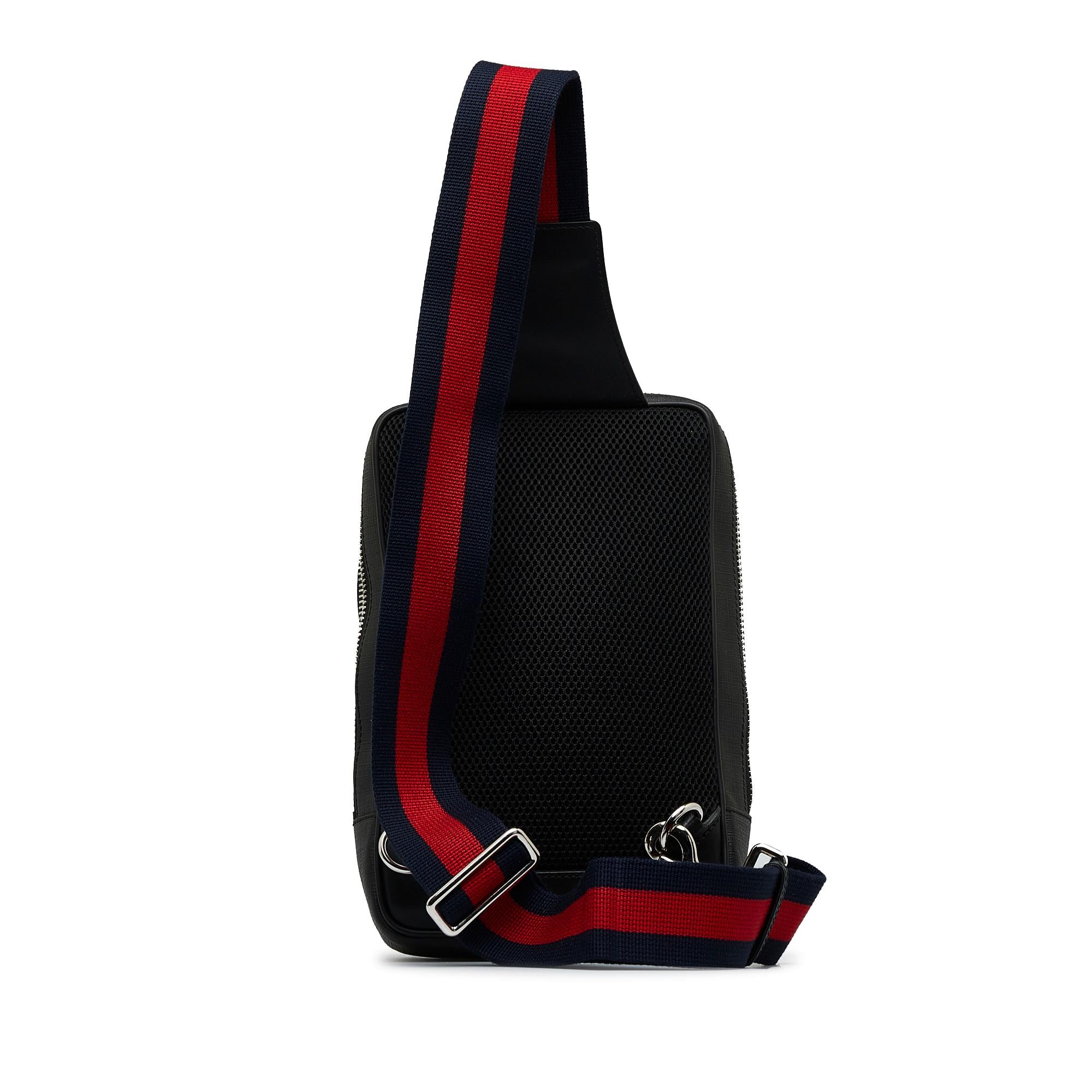 Gucci GG Supreme Soft Zip Web Sling Bag (SHG-cIWp0C)