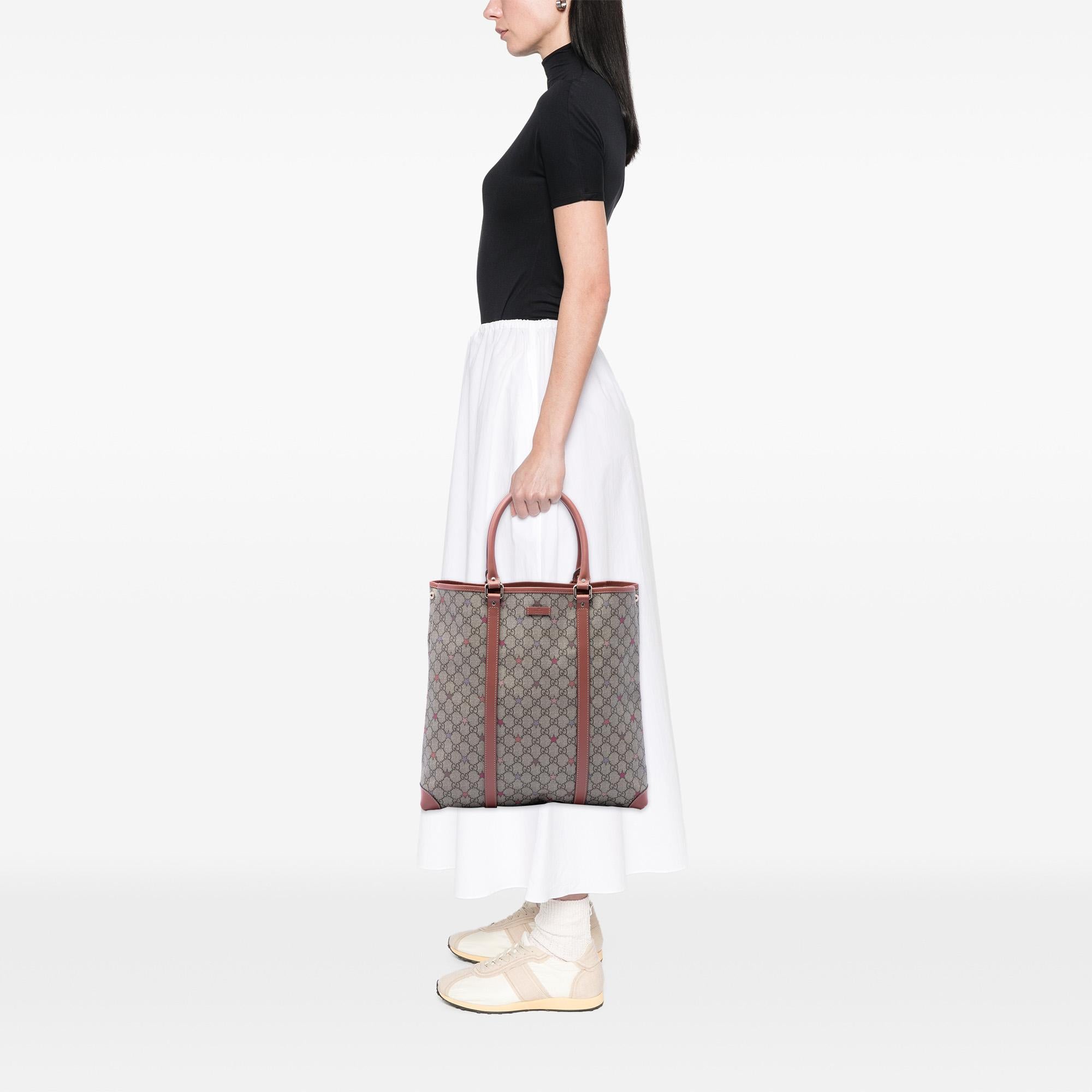 Gucci GG Supreme Star Joy Vertical Tote