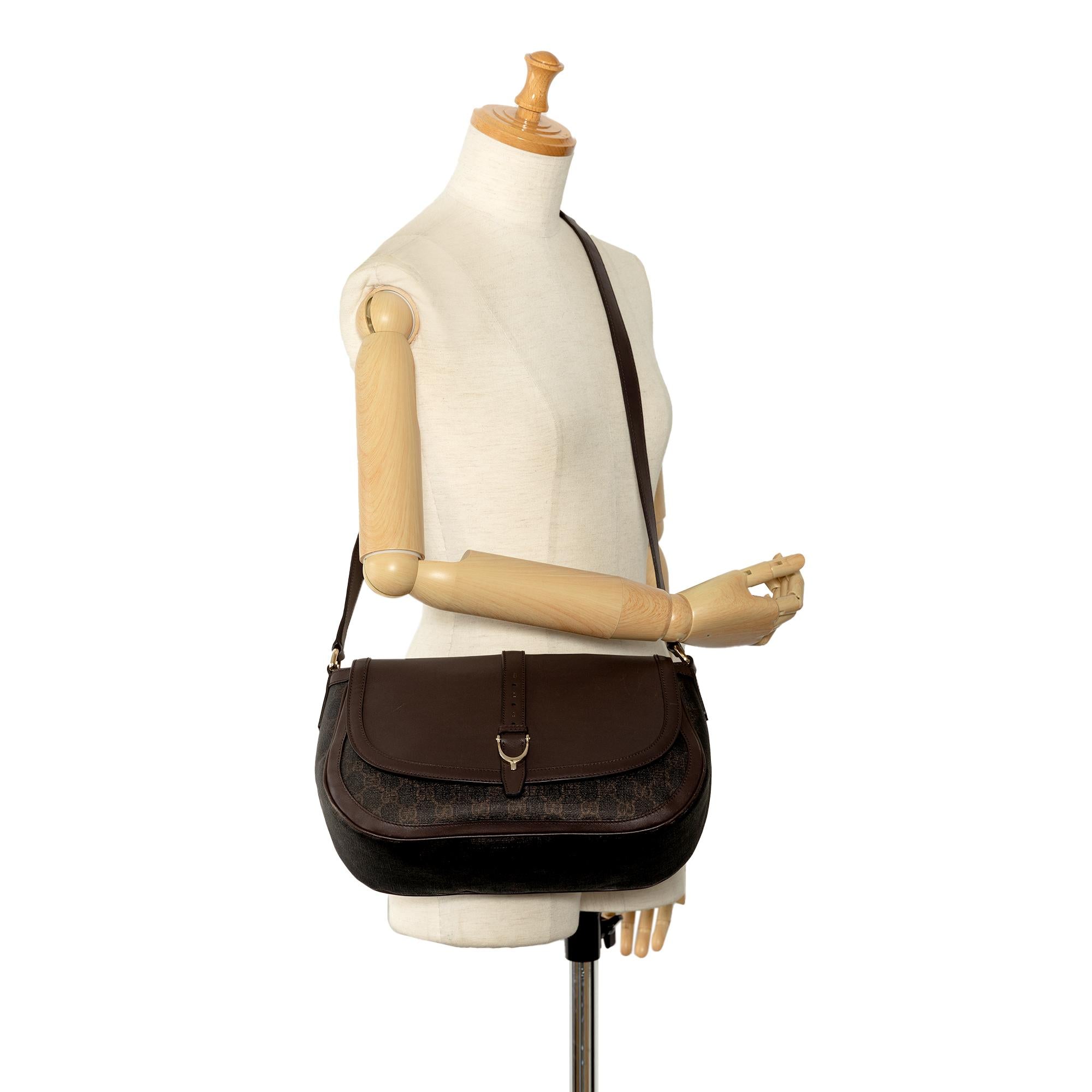 Gucci GG Supreme Stirrup Crossbody