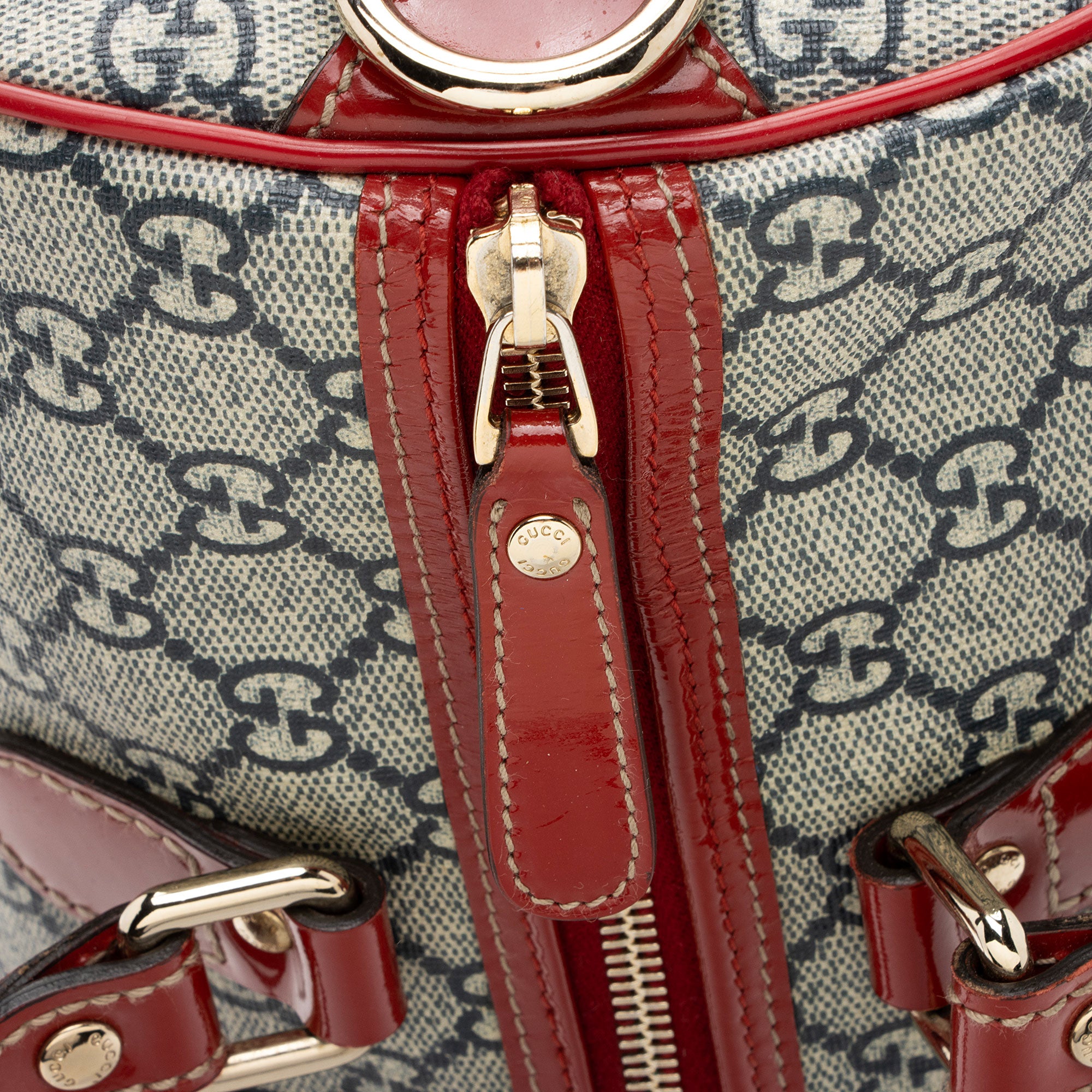 Gucci GG Supreme Tattoo Heart Medium Boston Bag (SHF-mYHaeC)