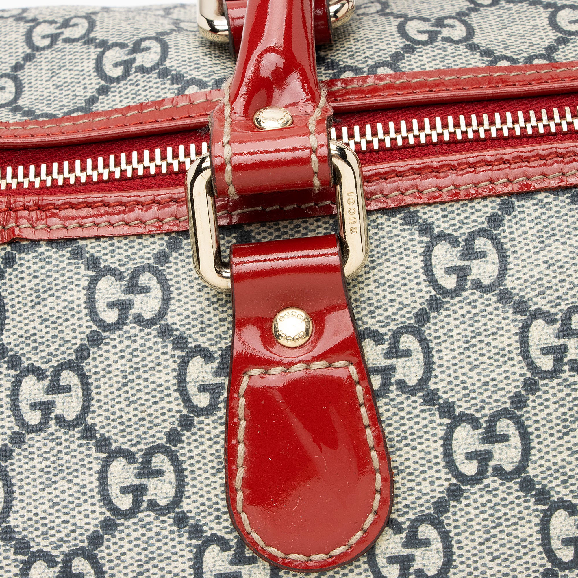 Gucci GG Supreme Tattoo Heart Medium Boston Bag (SHF-mYHaeC)