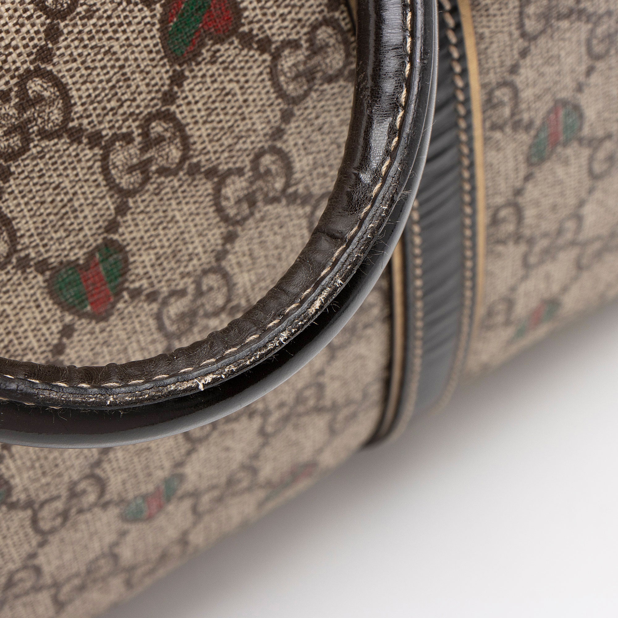 Gucci GG Supreme Tattoo Hearts Joy Boston Bag