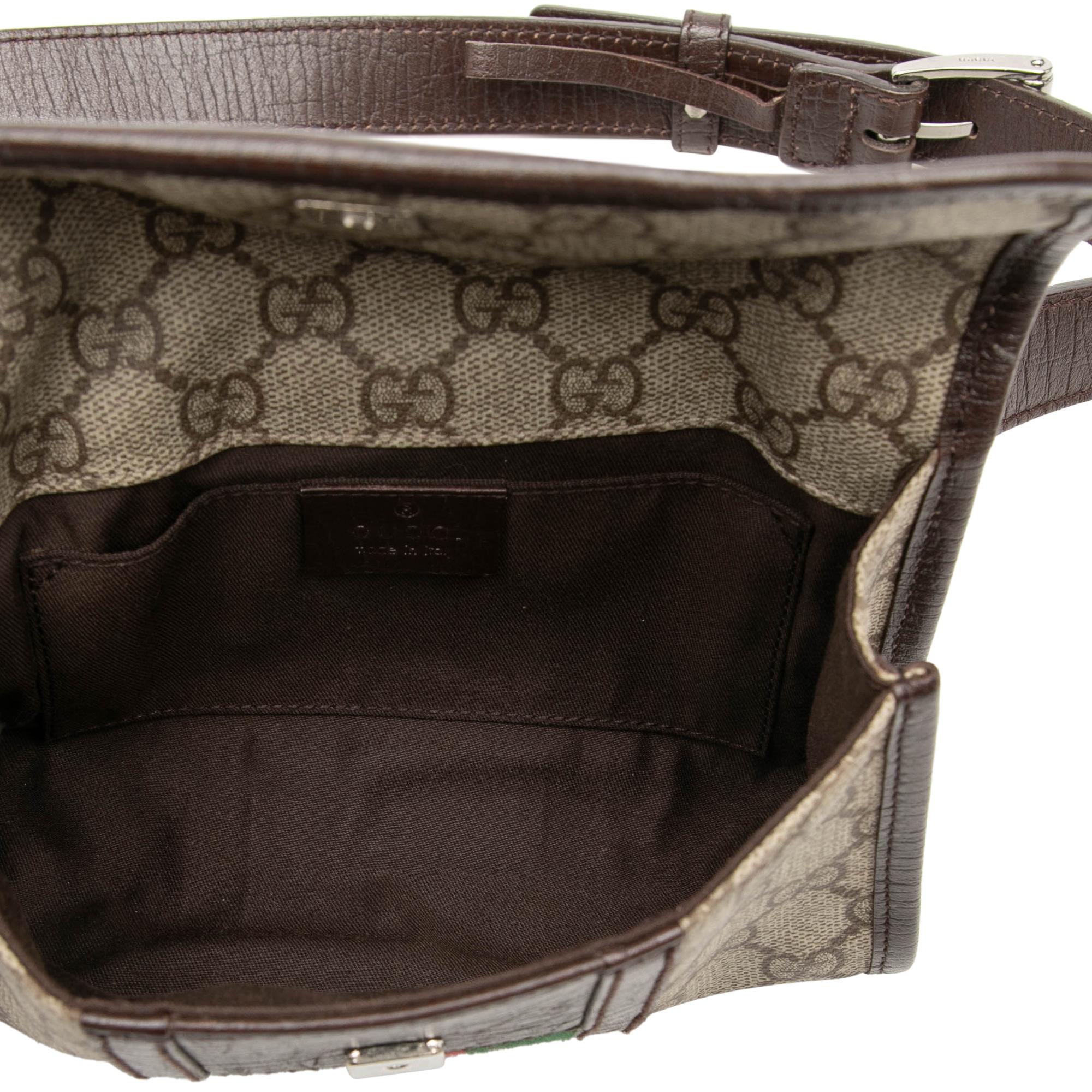 Gucci GG Supreme Web Belt Bag