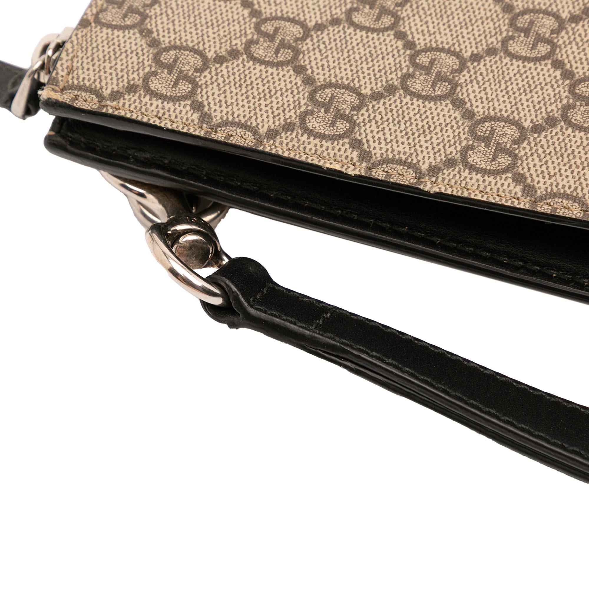 Gucci GG Supreme Web Clutch