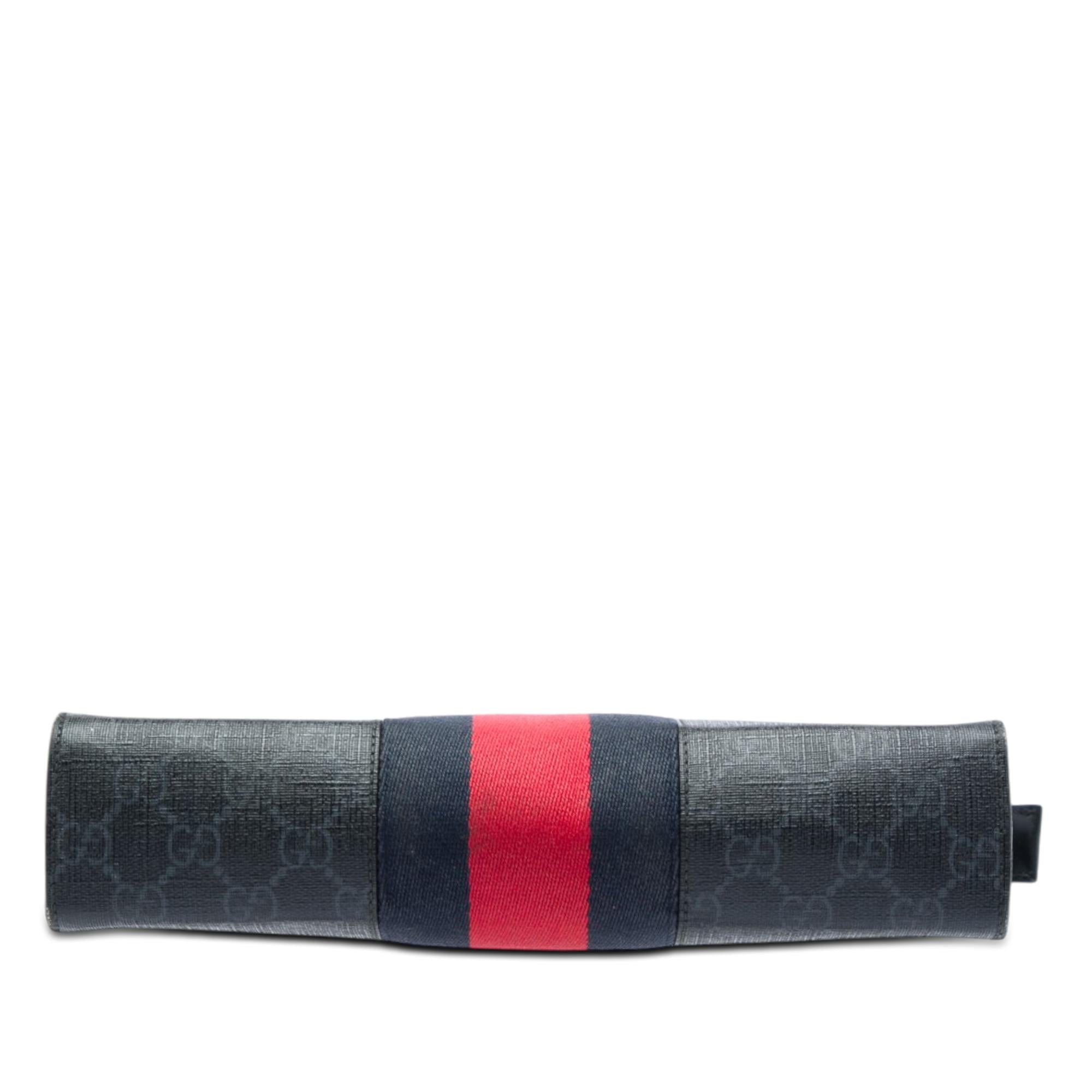 Gucci GG Supreme Web Clutch