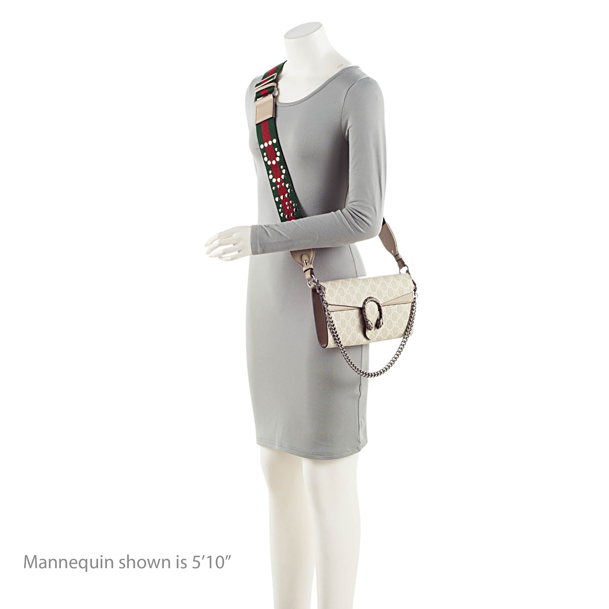 Gucci GG Supreme Web Dionysus E/W Small Flap Bag