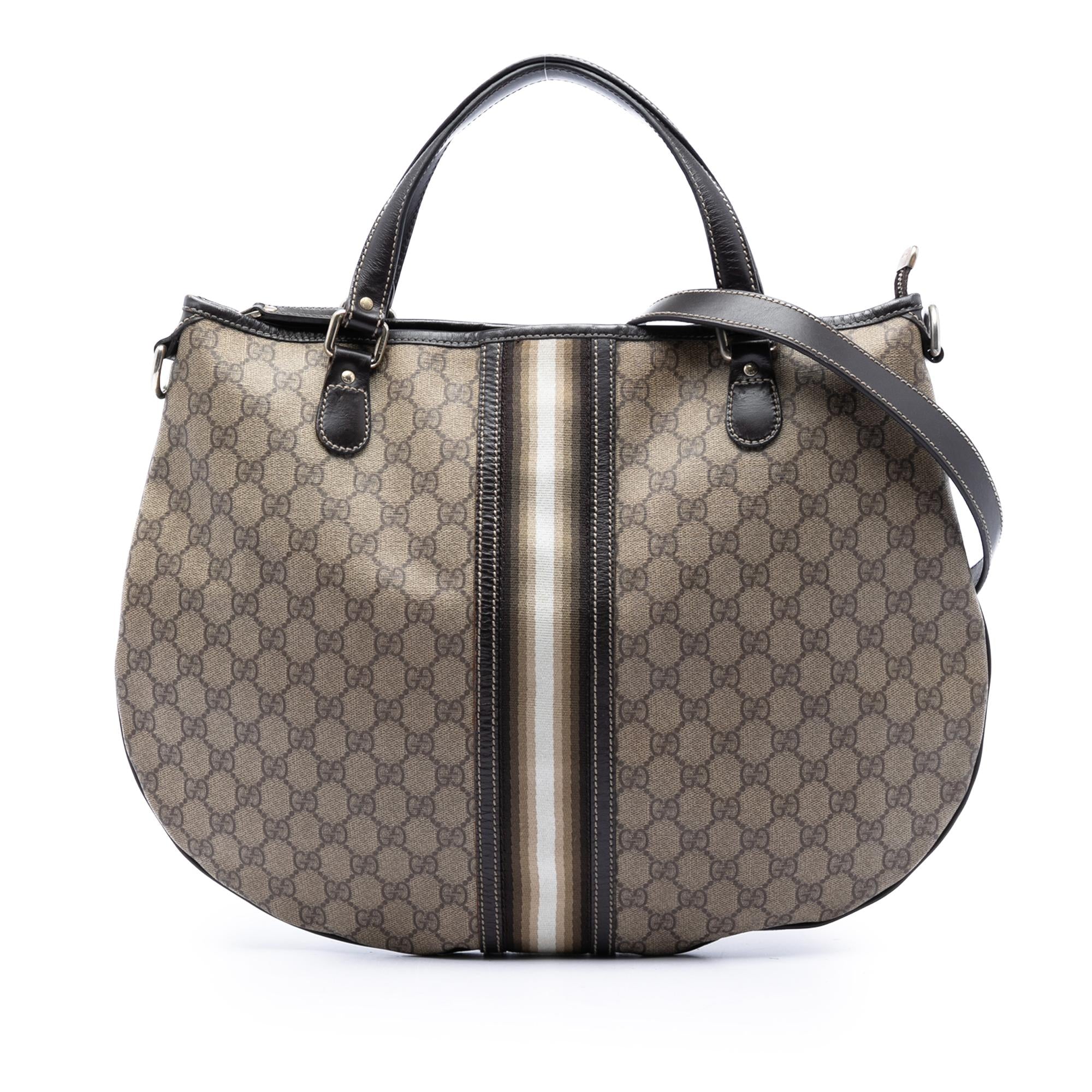 Gucci GG Supreme Web Hobo