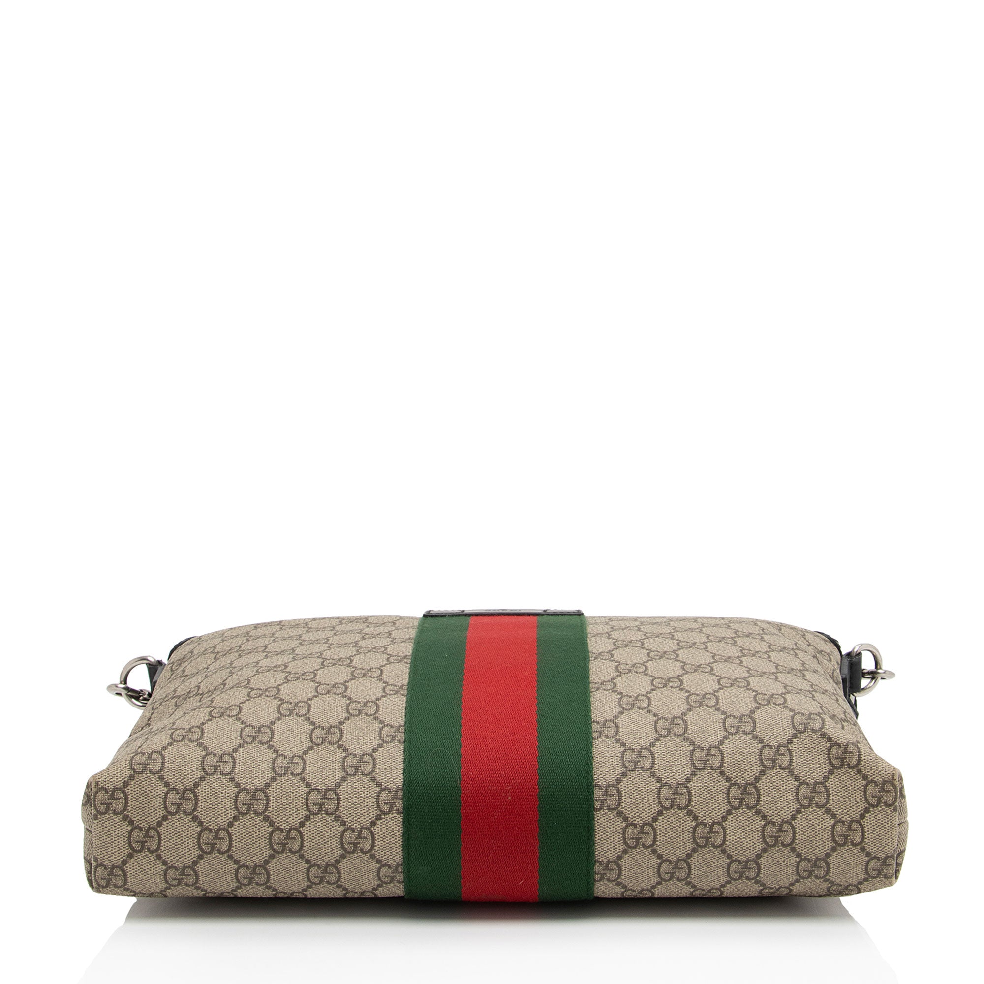 Gucci GG Supreme Web Flat Square Messenger (SHF-GbtPJA)