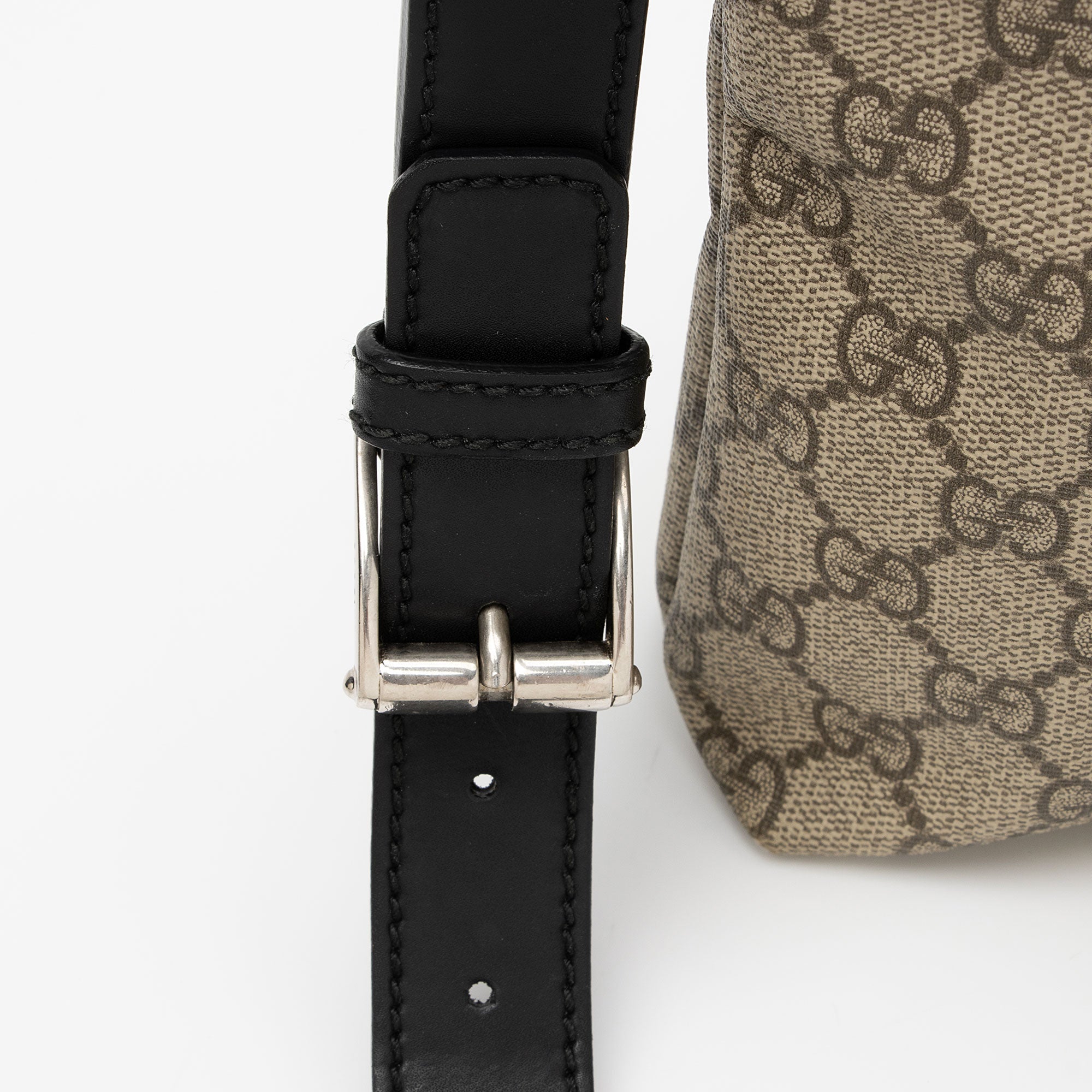 Gucci GG Supreme Web Flat Square Messenger (SHF-GbtPJA)