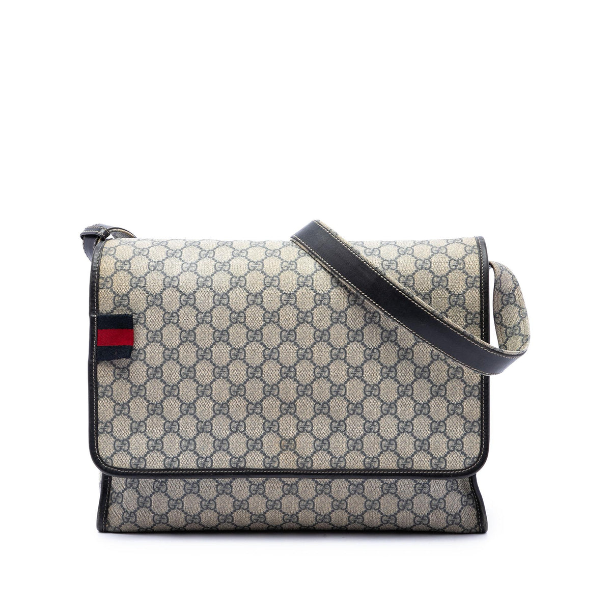 Gucci GG Supreme Web Messenger Bag