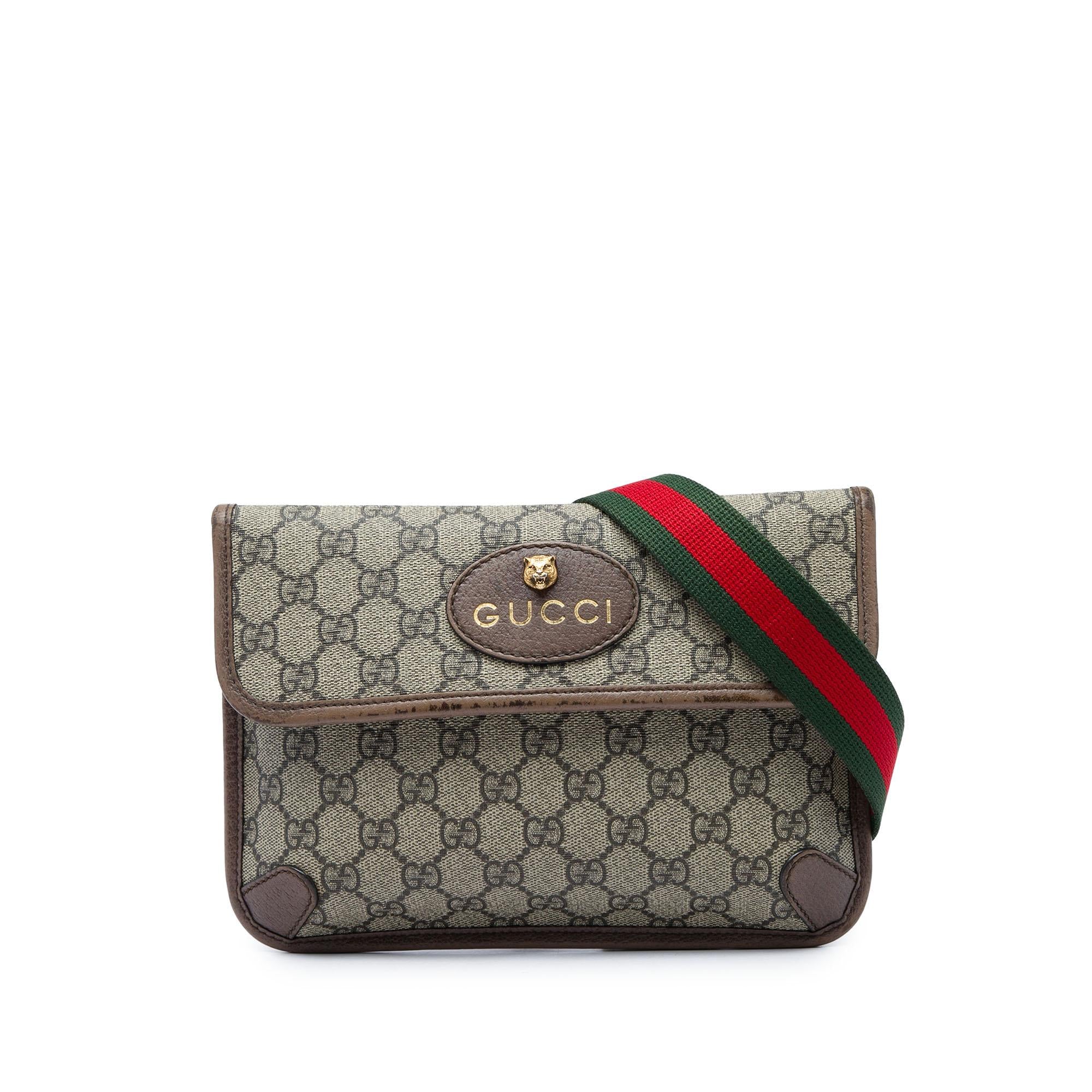 Gucci GG Supreme Web Neo Vintage Belt Bag