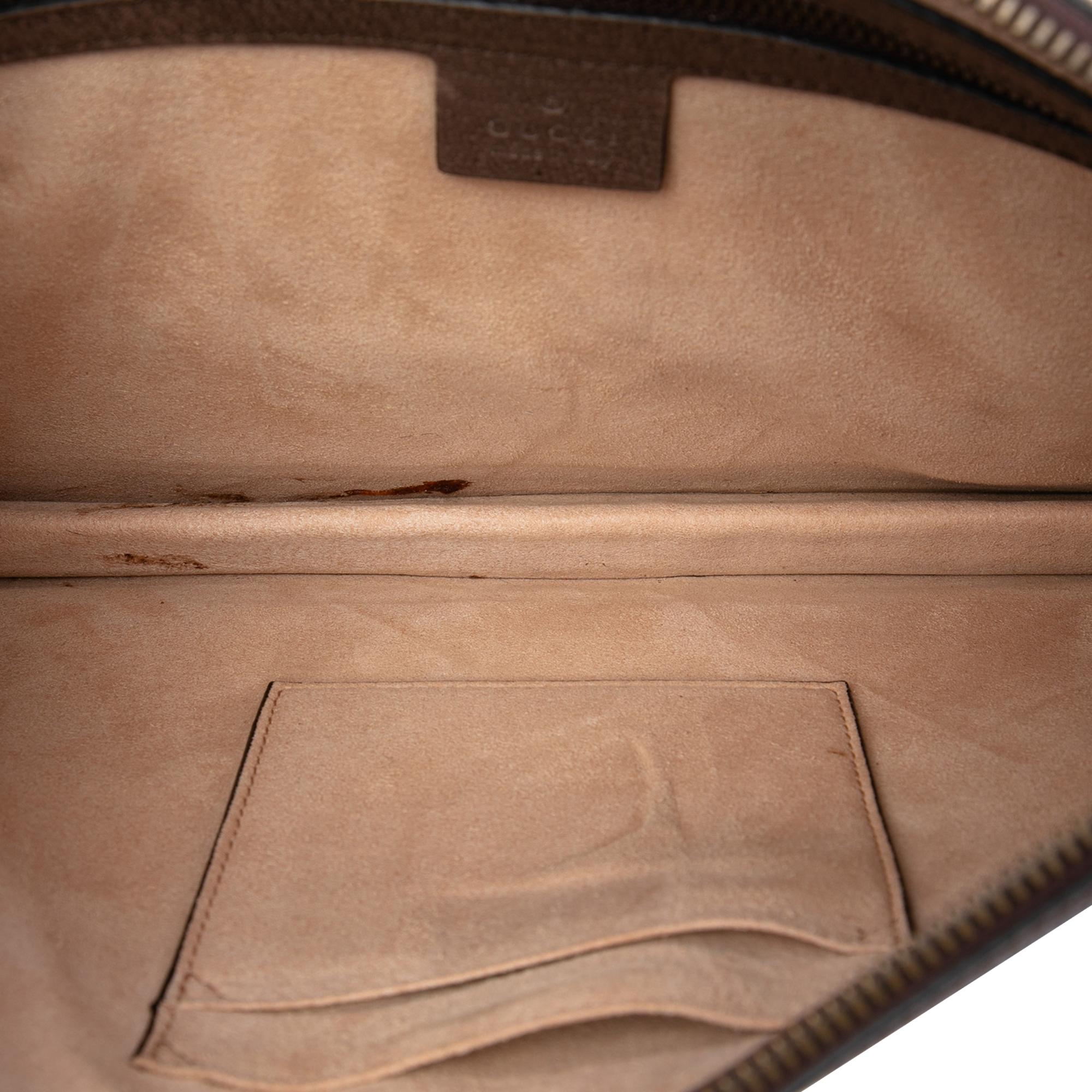 Gucci GG Supreme Web Ophidia Clutch