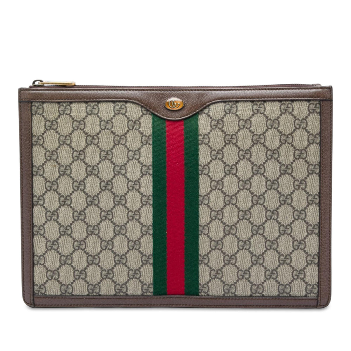 Gucci GG Supreme Web Ophidia Clutch