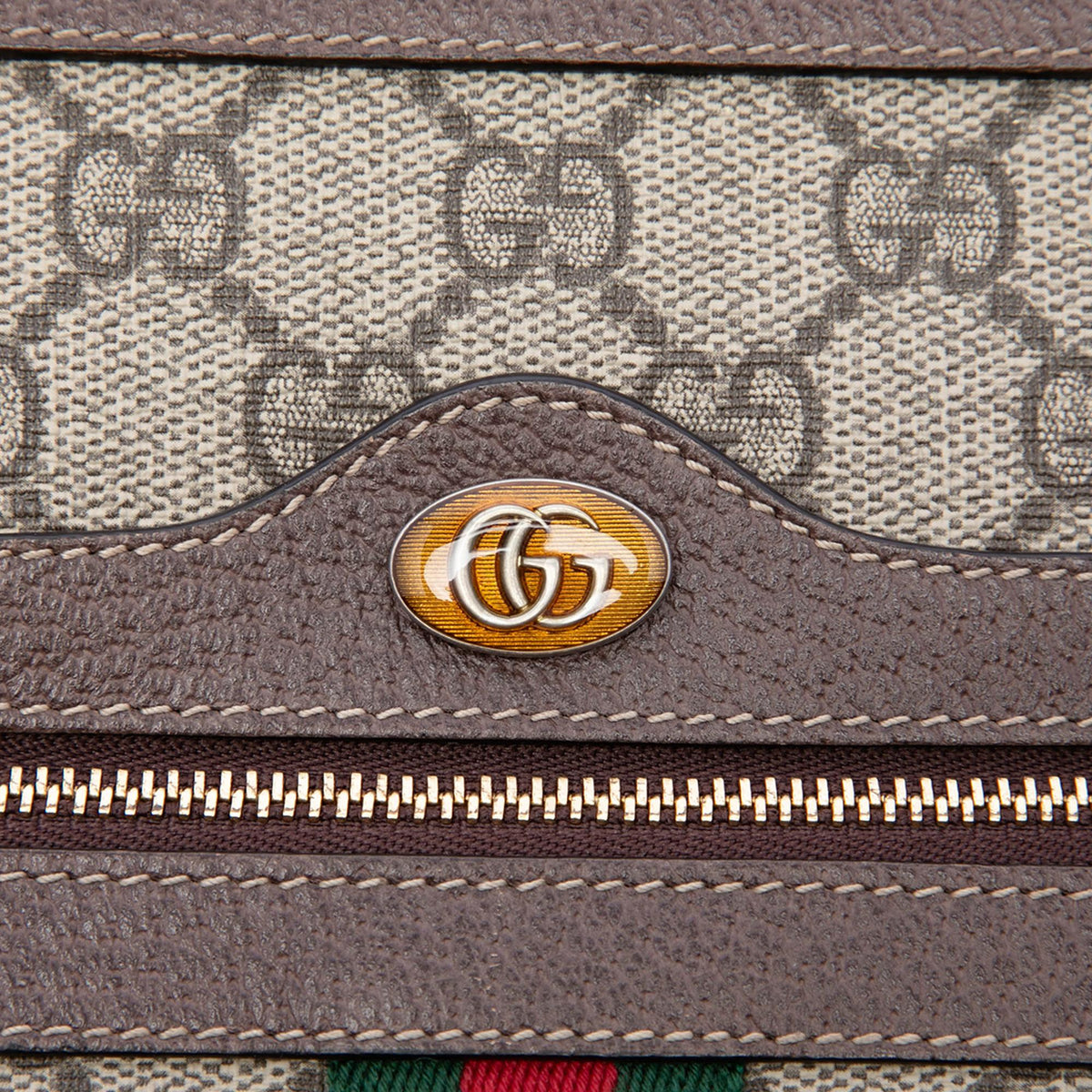 Gucci GG Supreme Web Ophidia Clutch