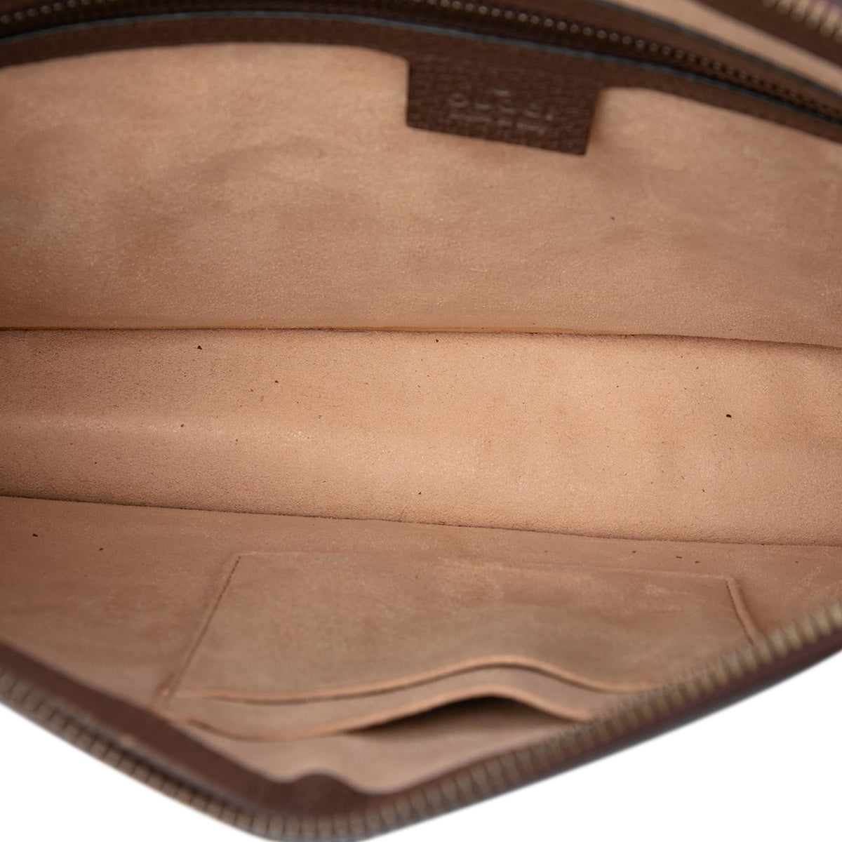 Gucci GG Supreme Web Ophidia Clutch