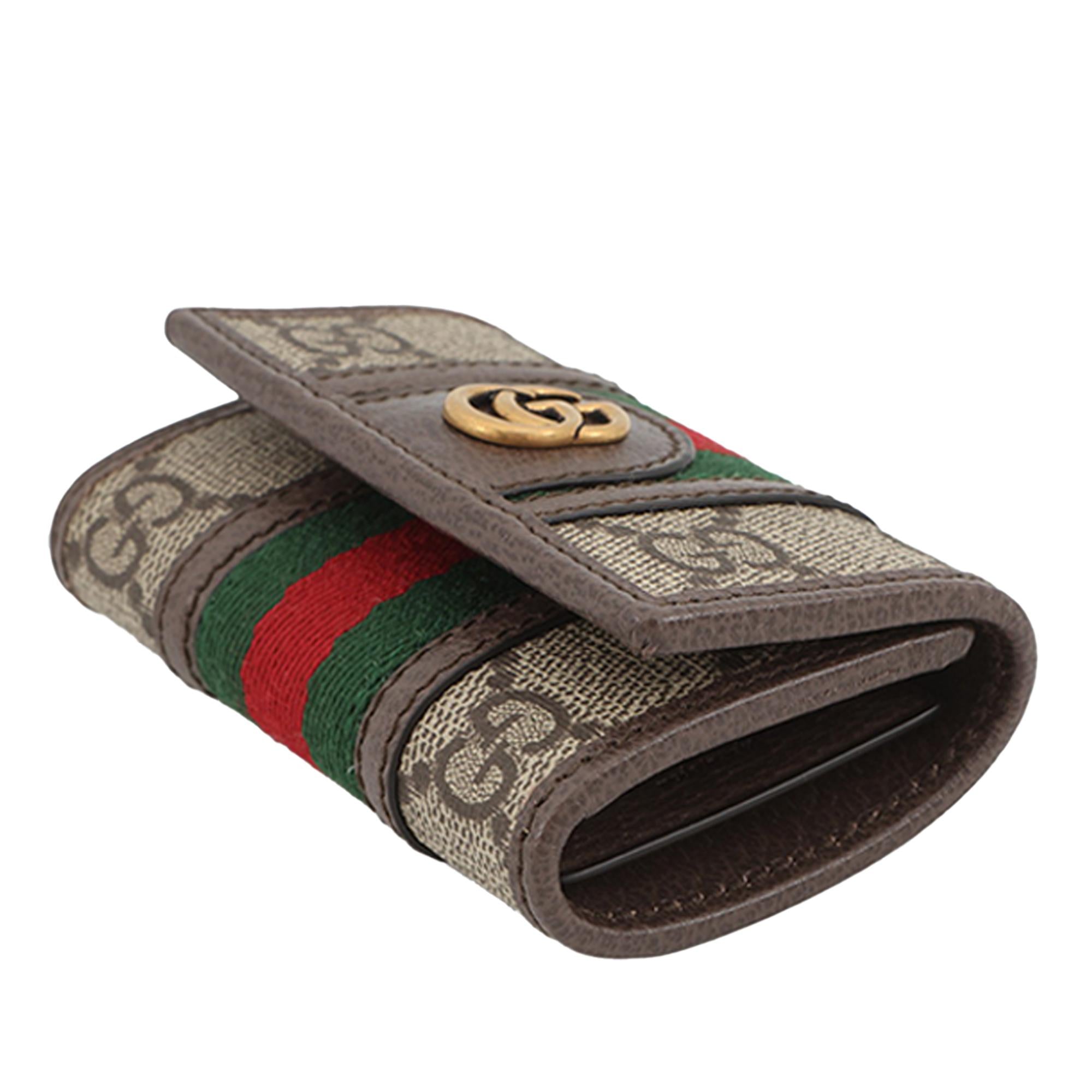Gucci GG Supreme Web Ophidia Key Case