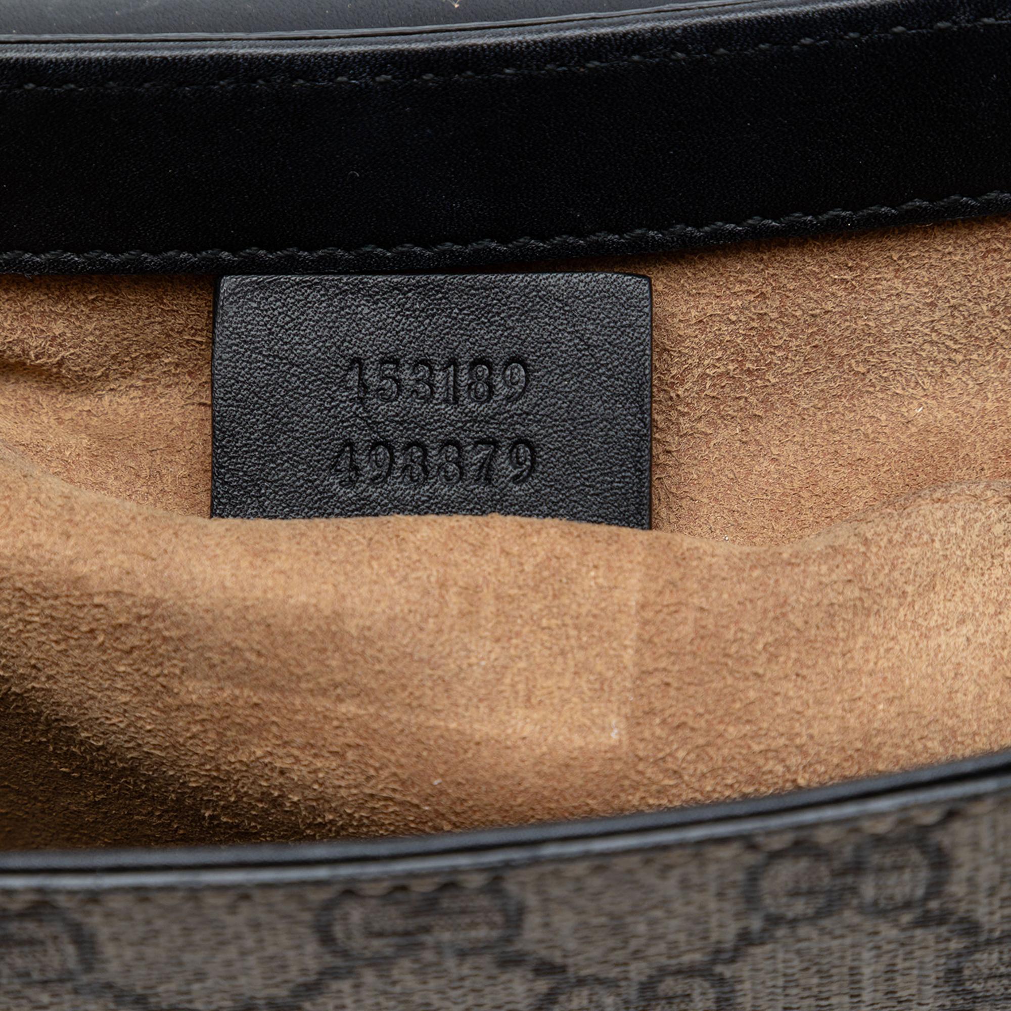 Gucci GG Supreme Web Padlock Crossbody