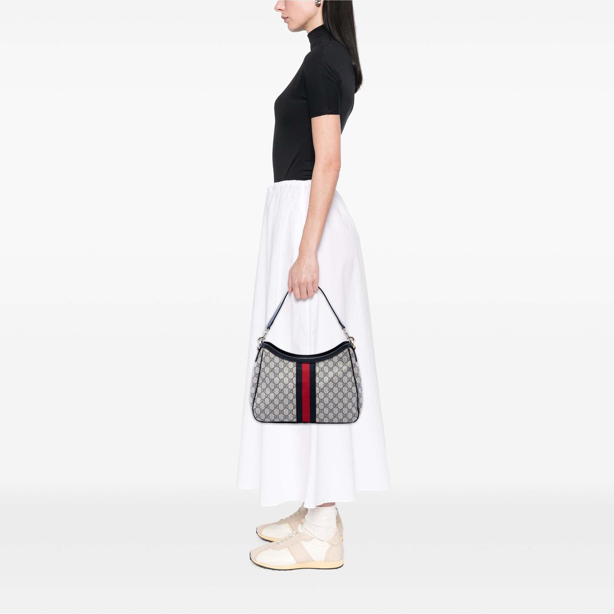 Gucci GG Supreme Web Shoulder Bag