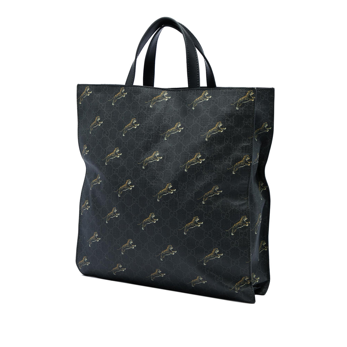 Gucci GG Supreme Web Tiger Convertible Soft Tote