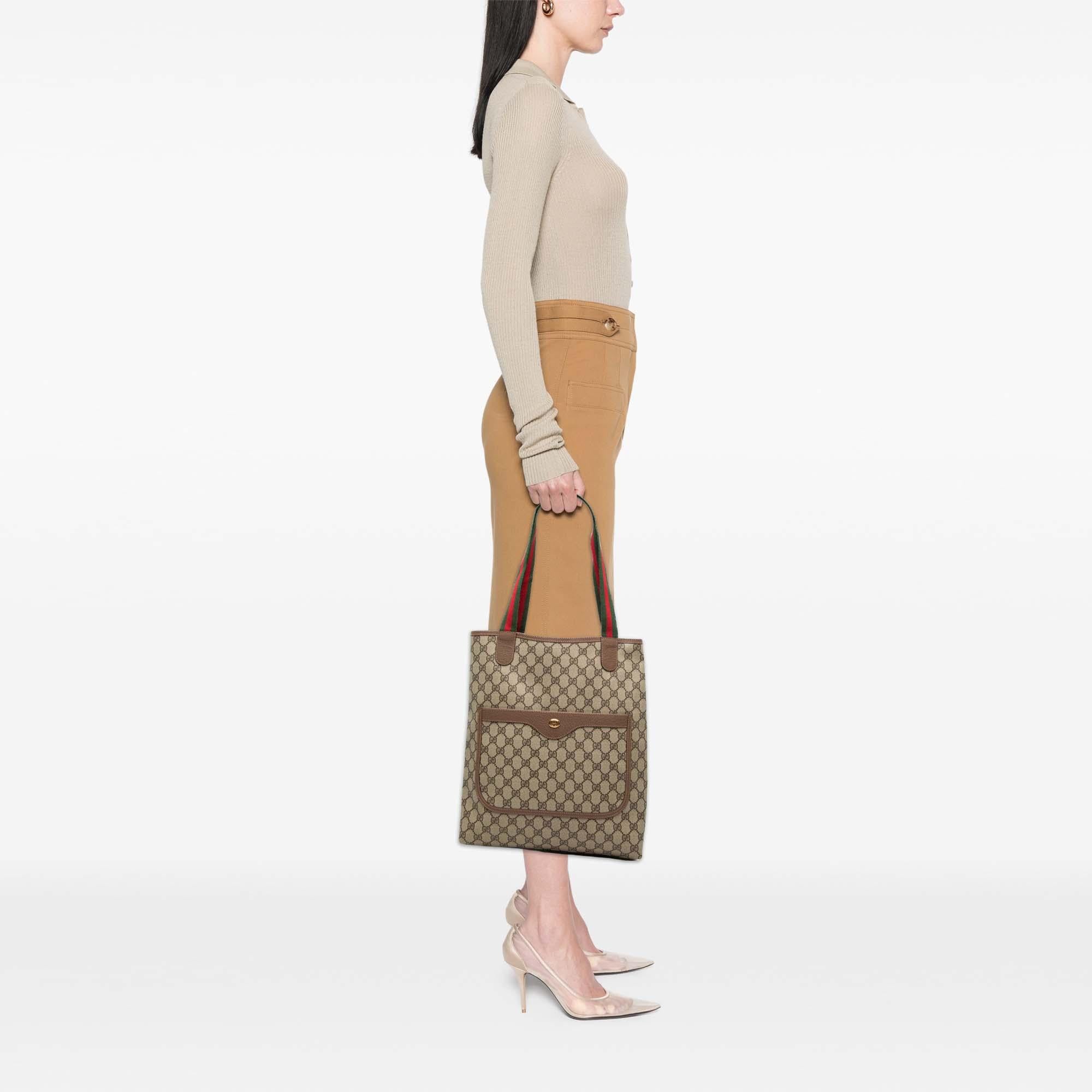 Gucci GG Supreme Web Tote