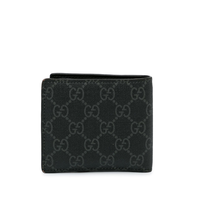 Gucci GG Supreme Wolf Bifold Small Wallet (SHG-lPIwDq)