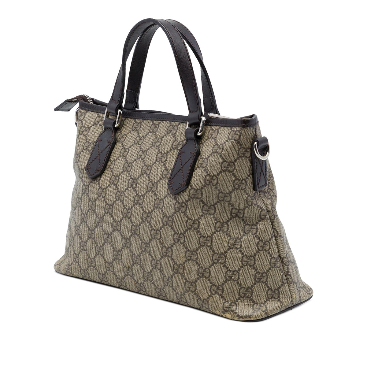Gucci GG Supreme Zippered Tote