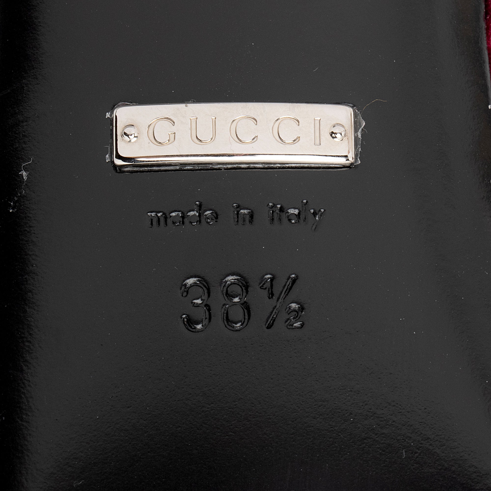 Gucci GG Velvet Bow Slide Sandals - Size 8.5 / 38.5 (SHF-EQf1eQ)