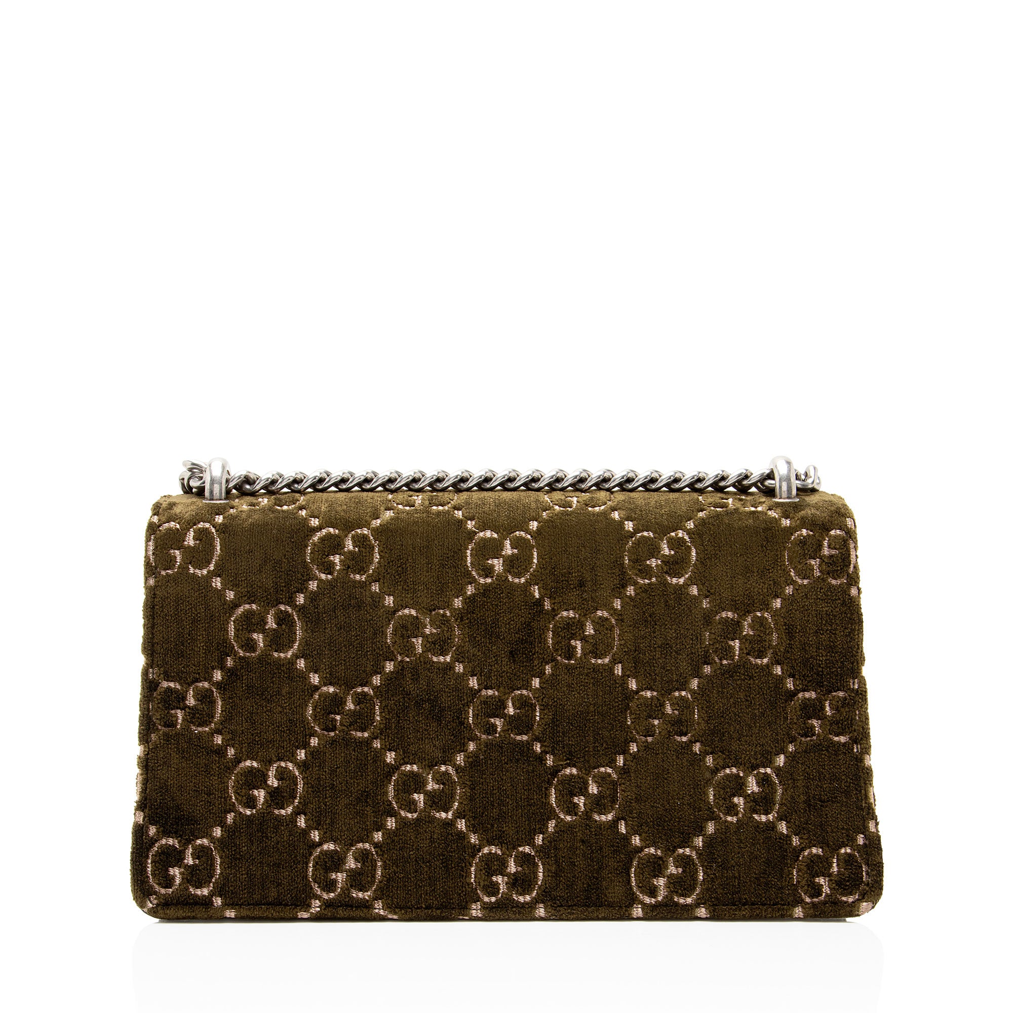 Gucci GG Velvet Crystal Dionysus Medium E/W Shoulder Bag